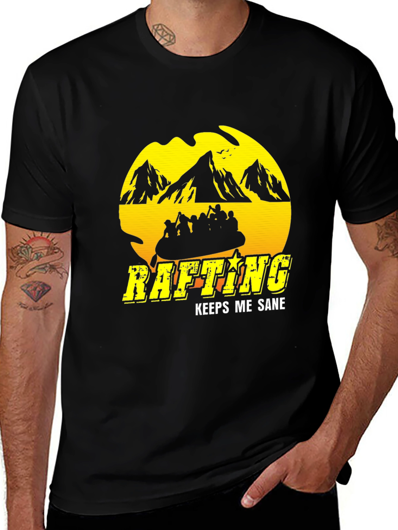 Rafting Keeps Me Sane Graphic Tee