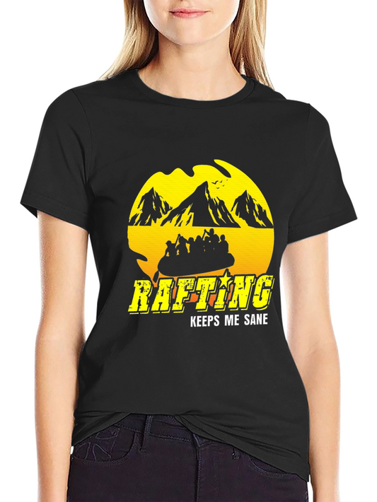 Rafting Keeps Me Sane Graphic Tee