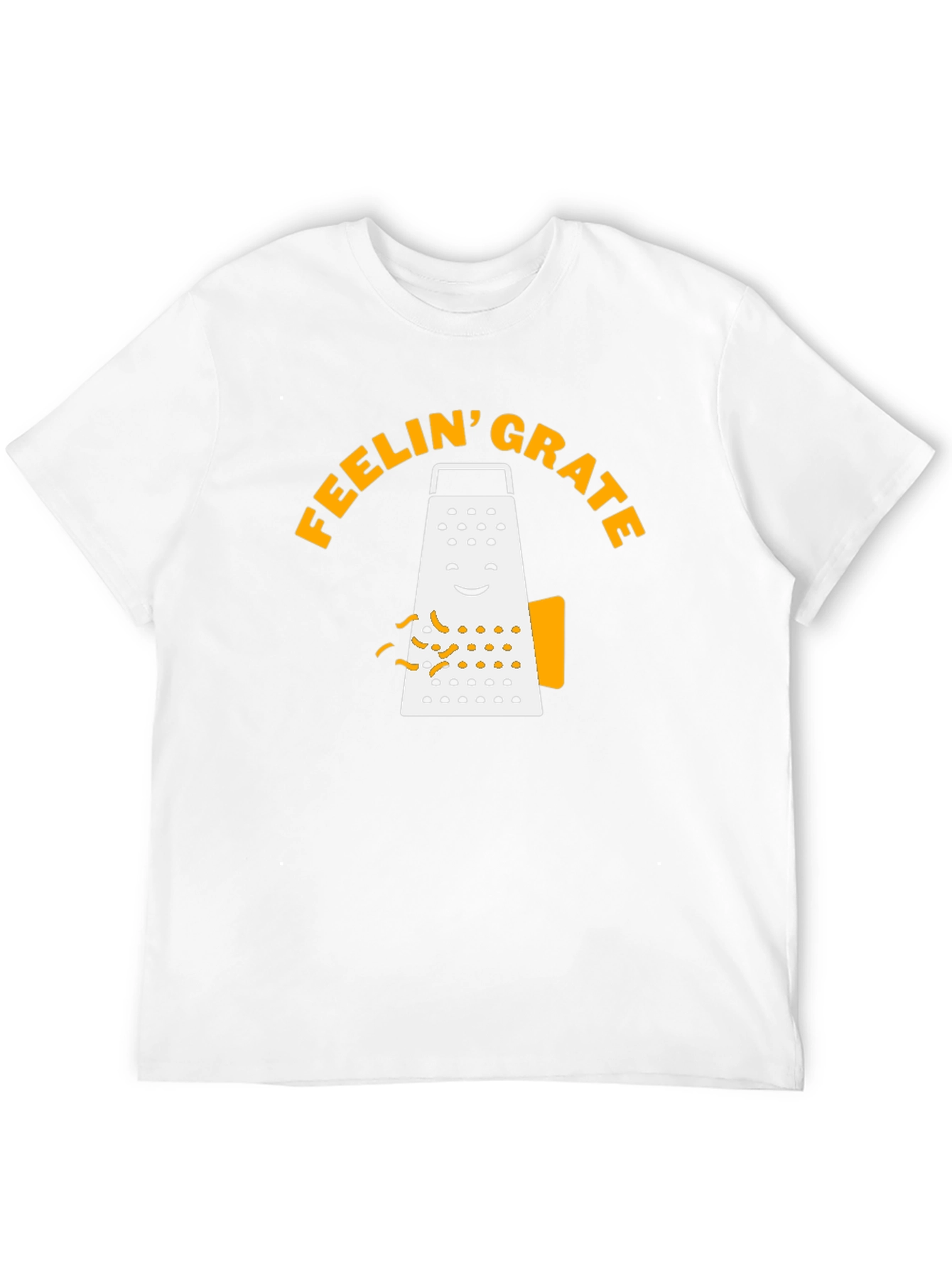Feelin Grate T-Shirt - Funny Cheese Grater Graphic Tee