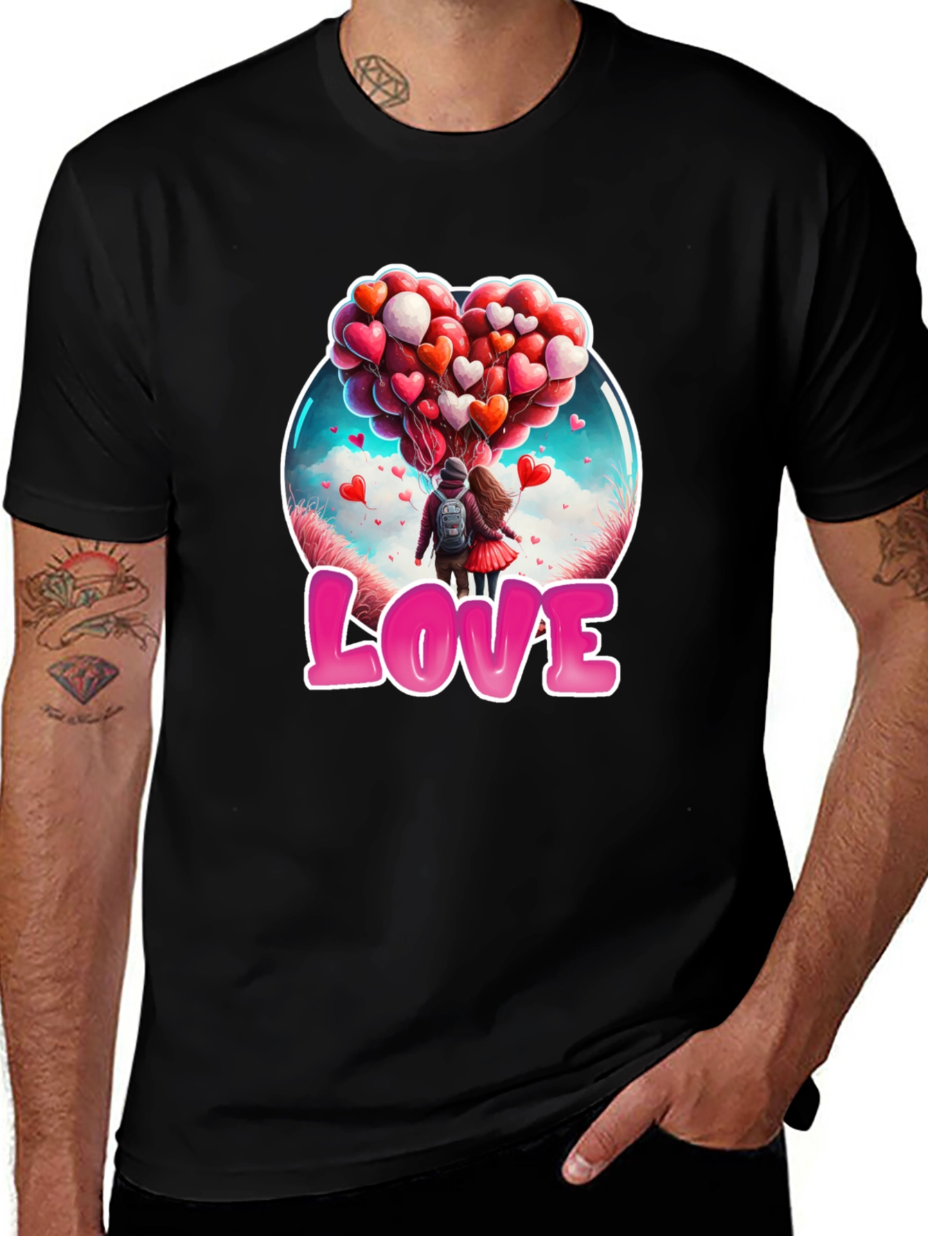 Valentines Day Love Graphic T-Shirt