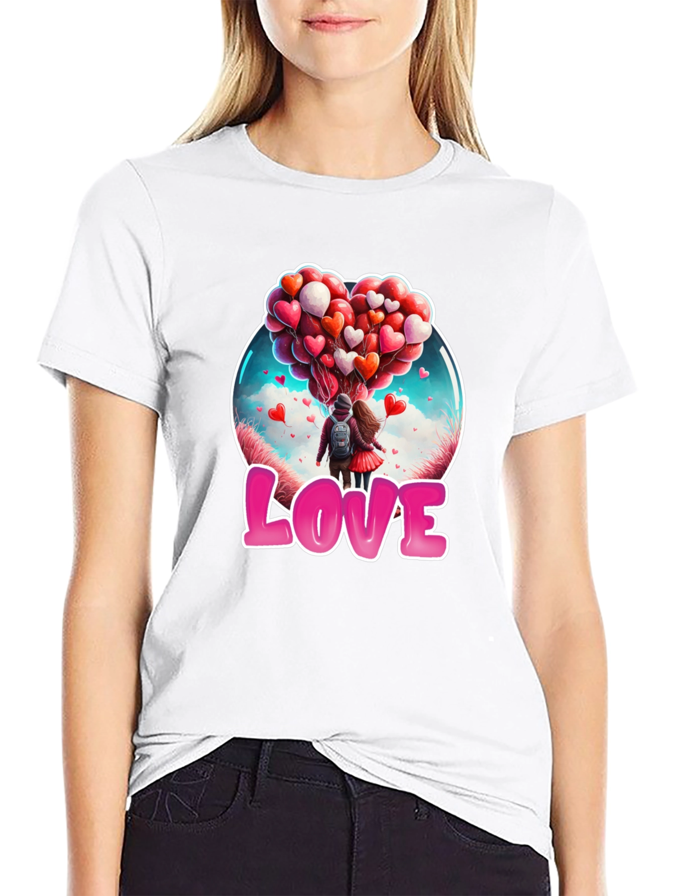 Valentines Day Love Graphic T-Shirt