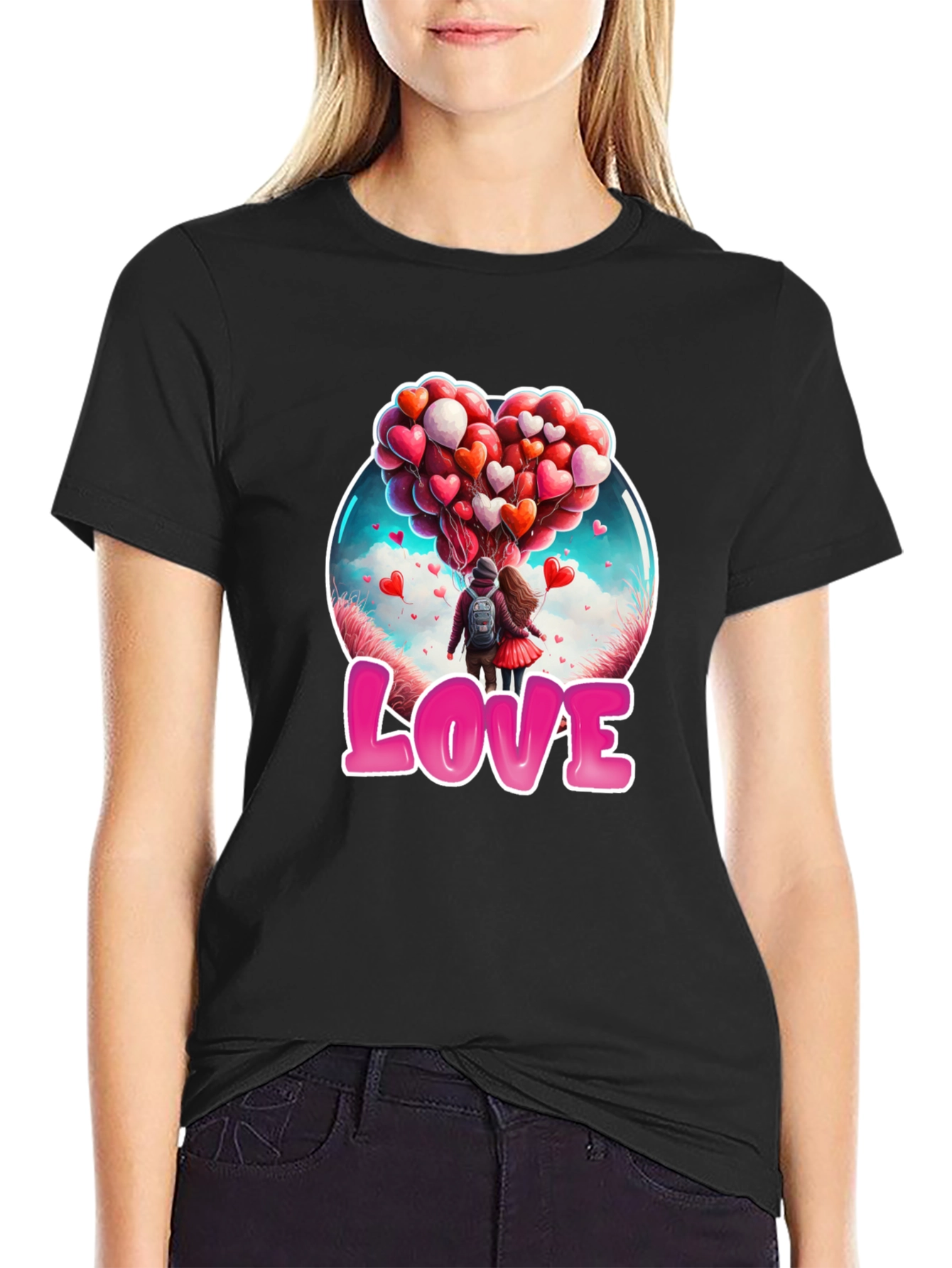 Valentines Day Love Graphic T-Shirt
