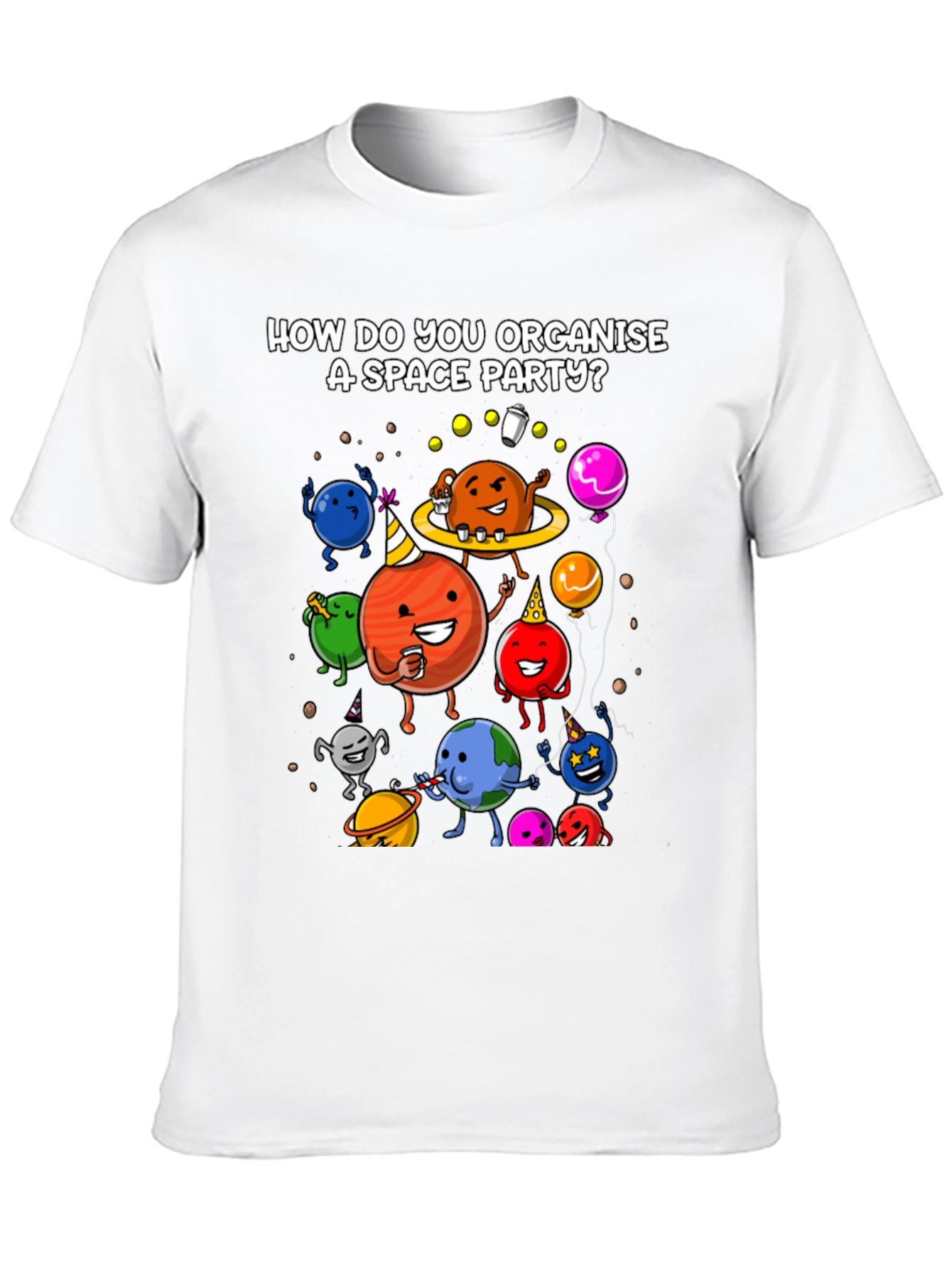 Space Party T-Shirt: How to Organise?