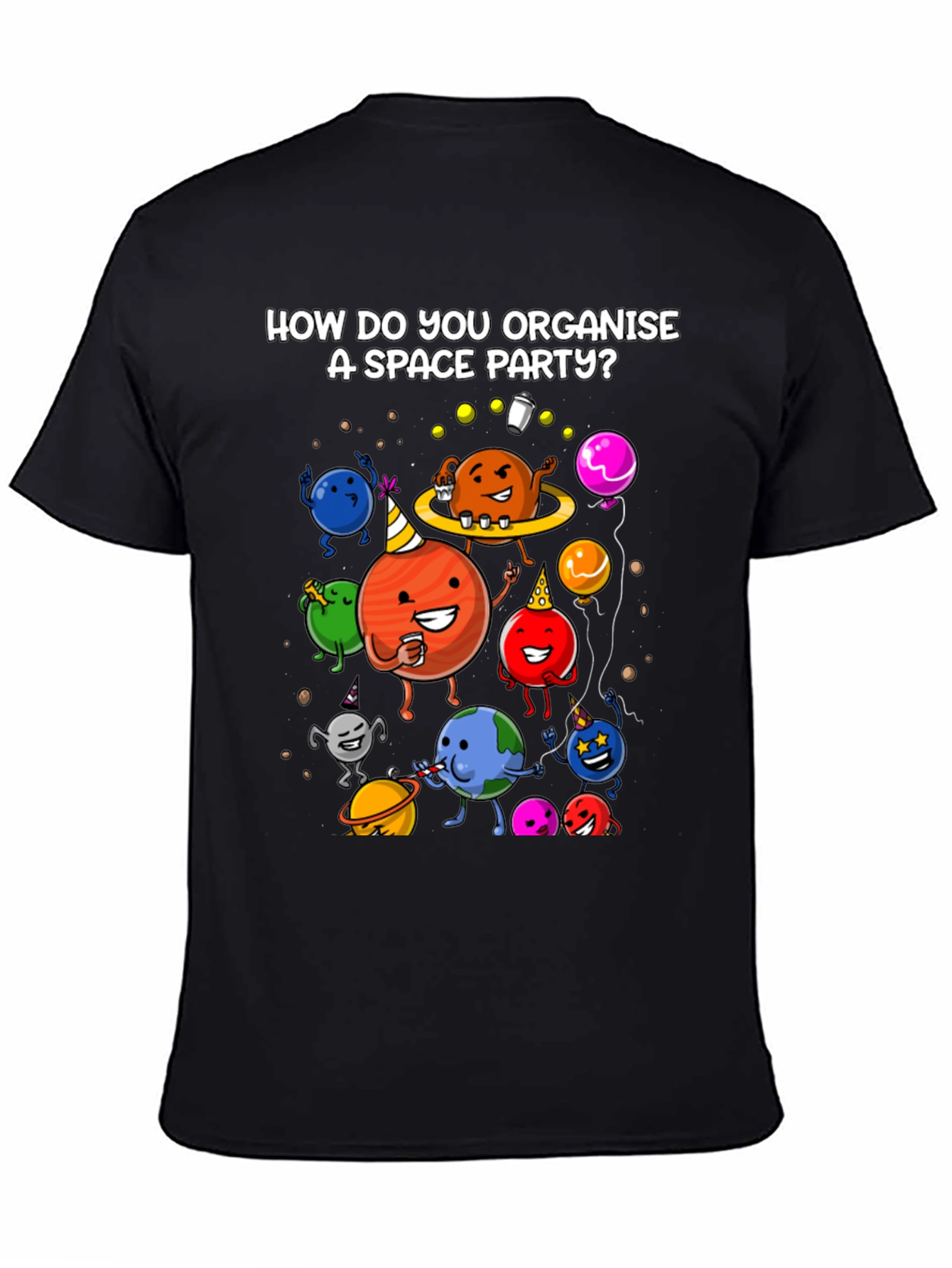Space Party T-Shirt: How to Organise?