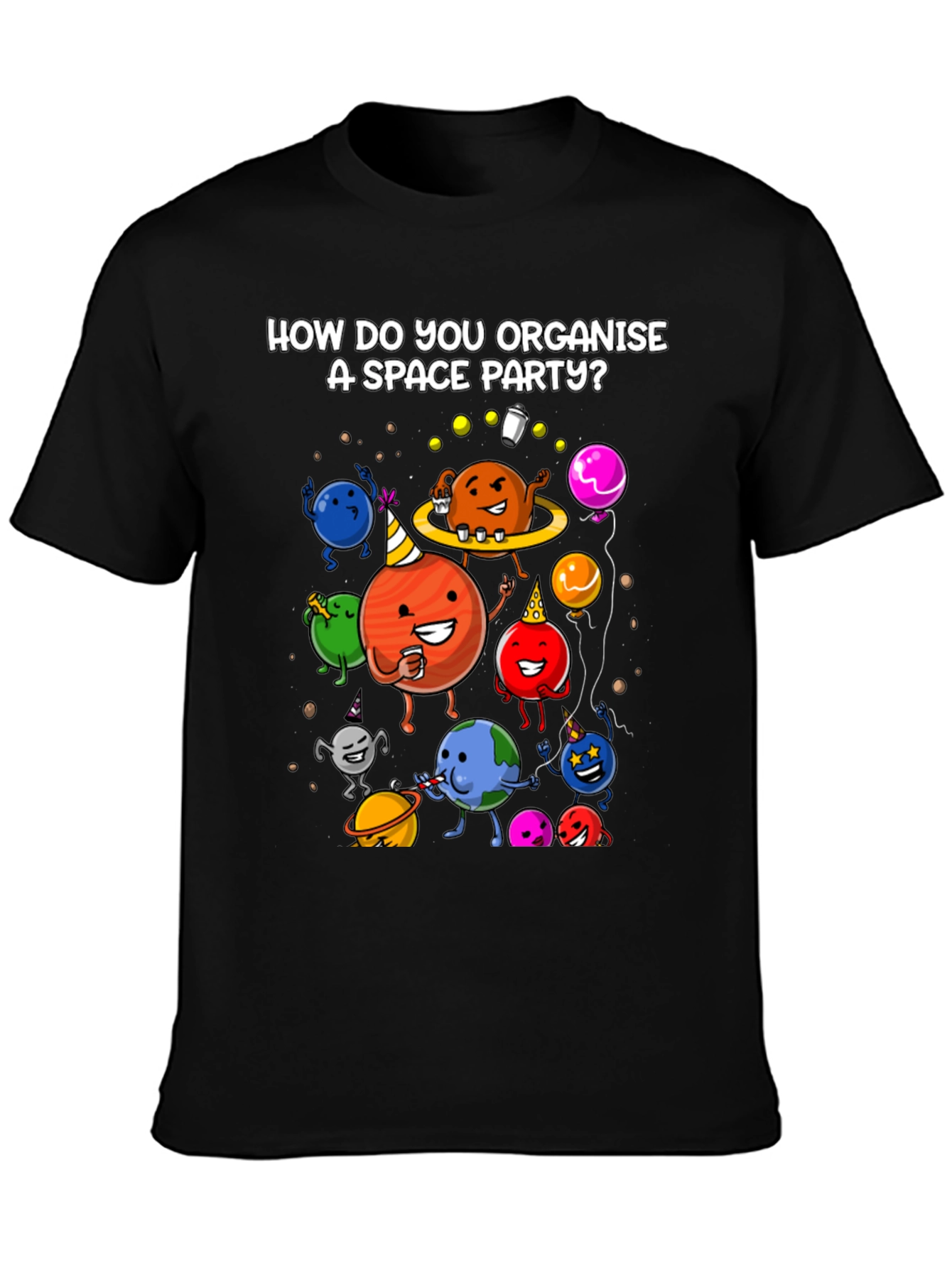 Space Party T-Shirt: How to Organise?