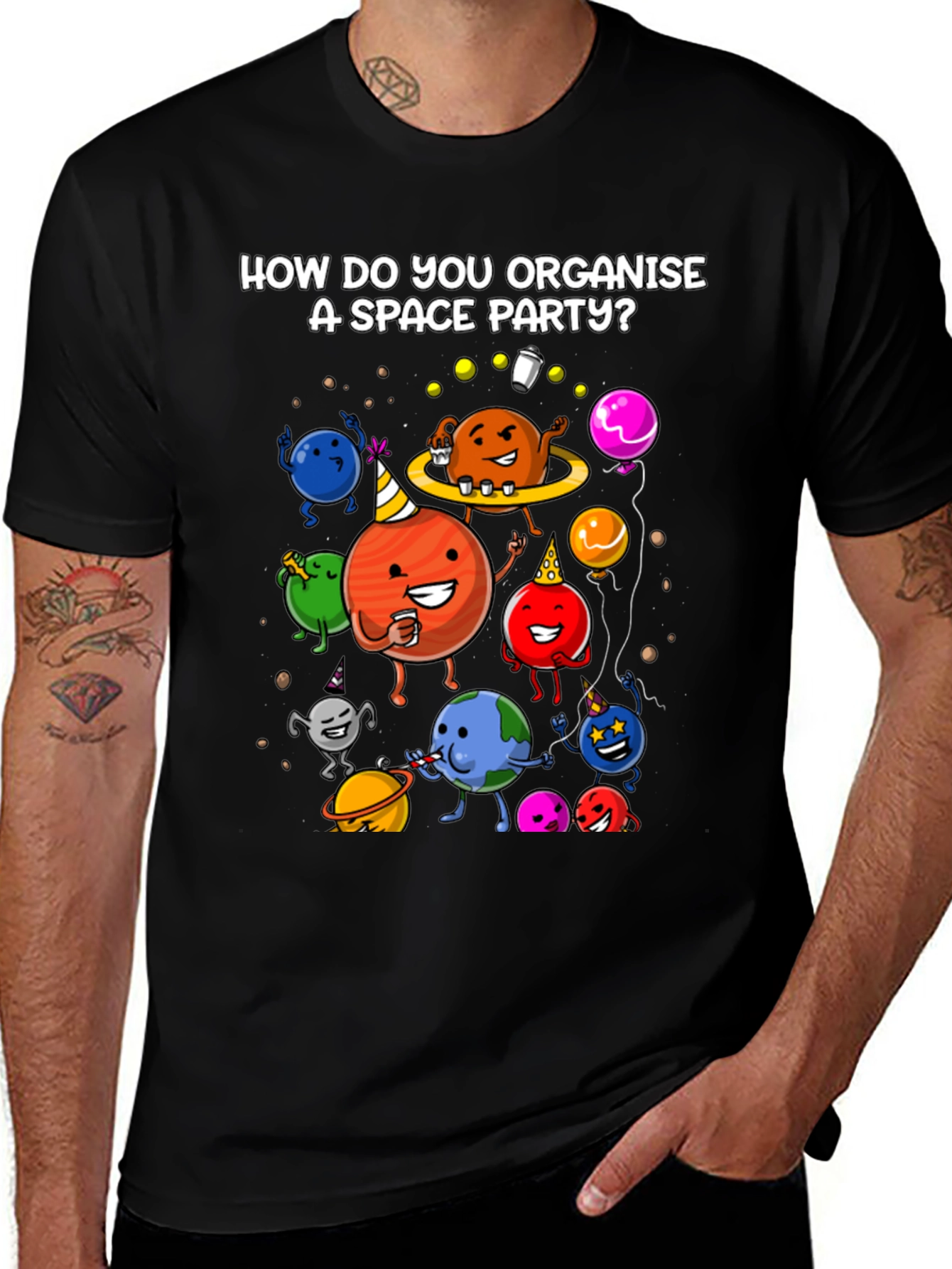 Space Party T-Shirt: How to Organise?