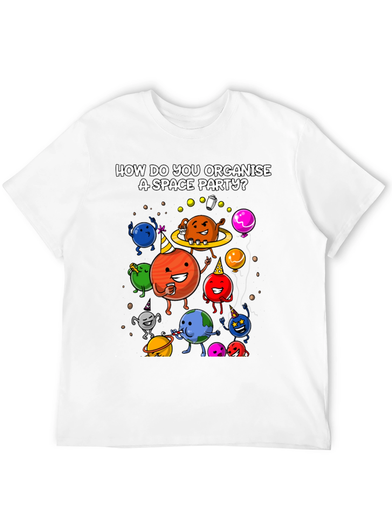 Space Party T-Shirt: How to Organise?