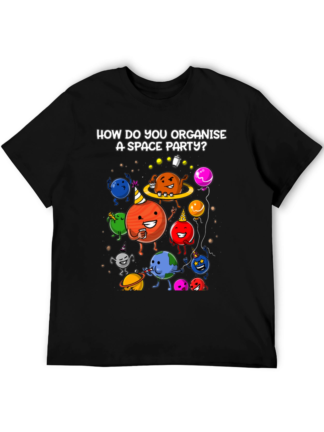 Space Party T-Shirt: How to Organise?