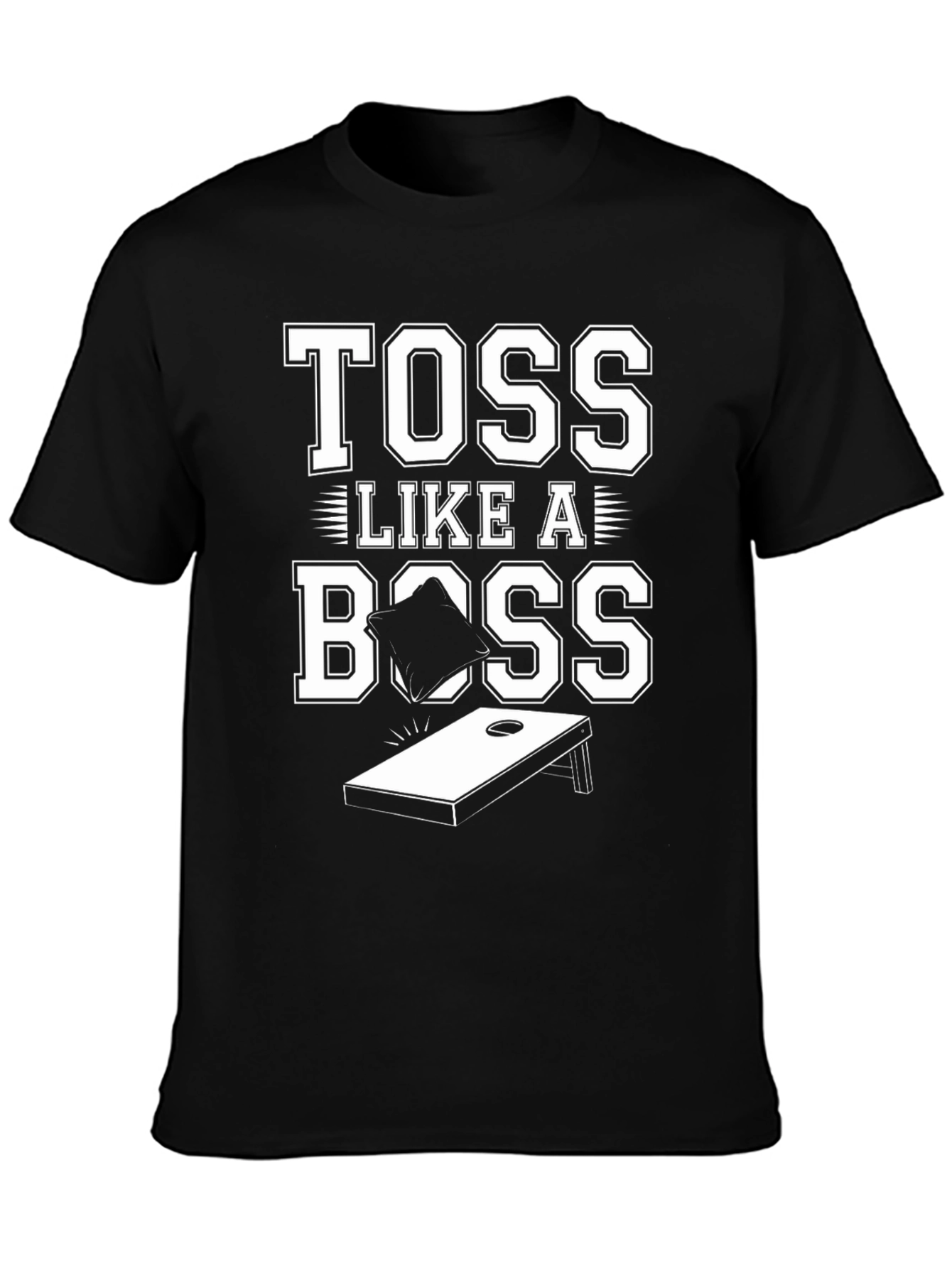 Toss Like A Boss Cornhole T-Shirt
