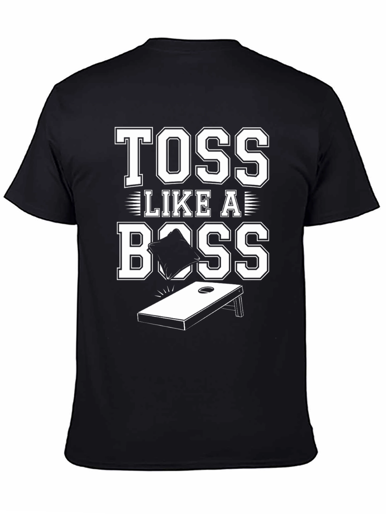 Toss Like A Boss Cornhole T-Shirt
