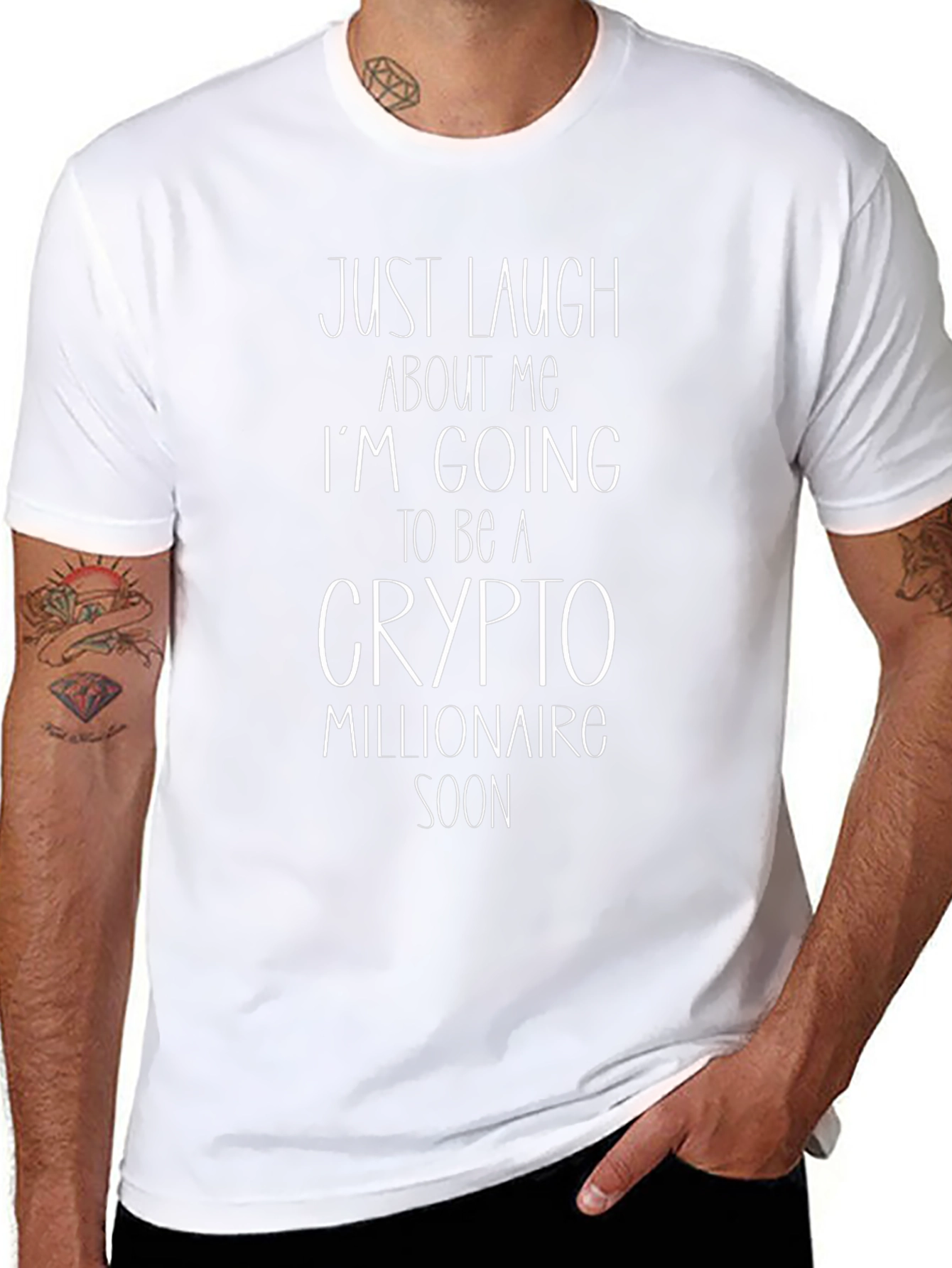 Crypto Millionaire T-Shirt - Funny Slogan Tee