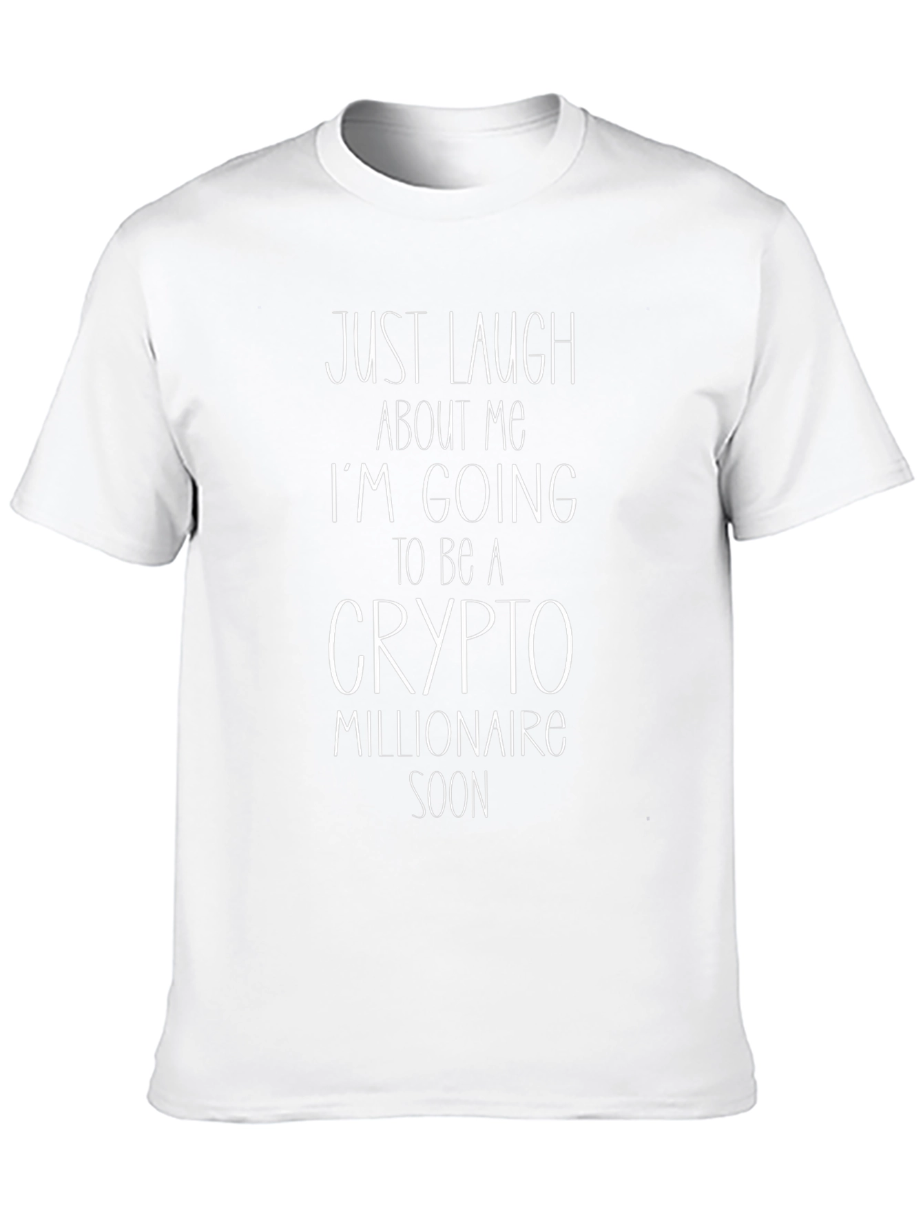 Crypto Millionaire T-Shirt - Funny Slogan Tee