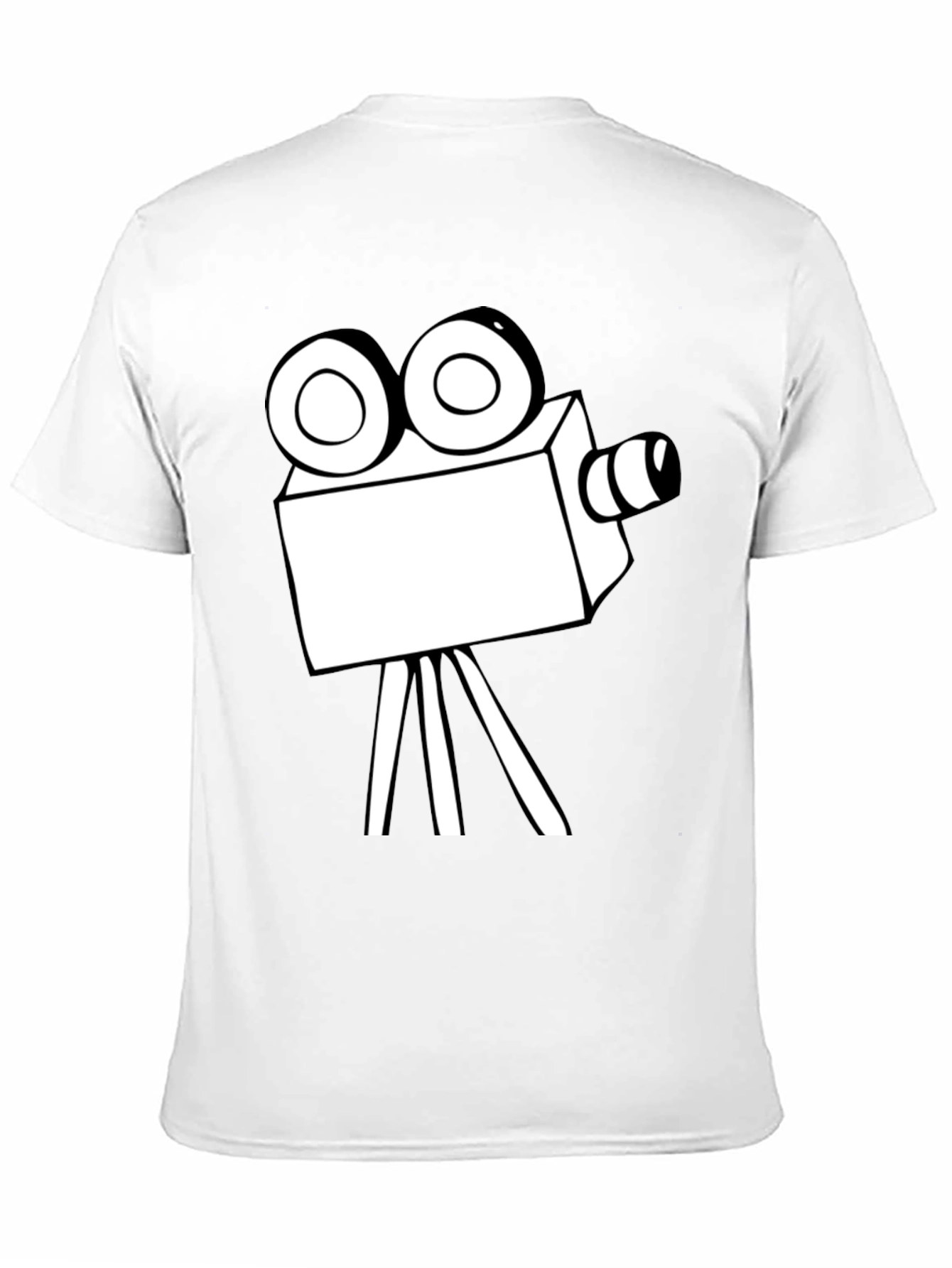 Retro Movie Camera Graphic T-Shirt
