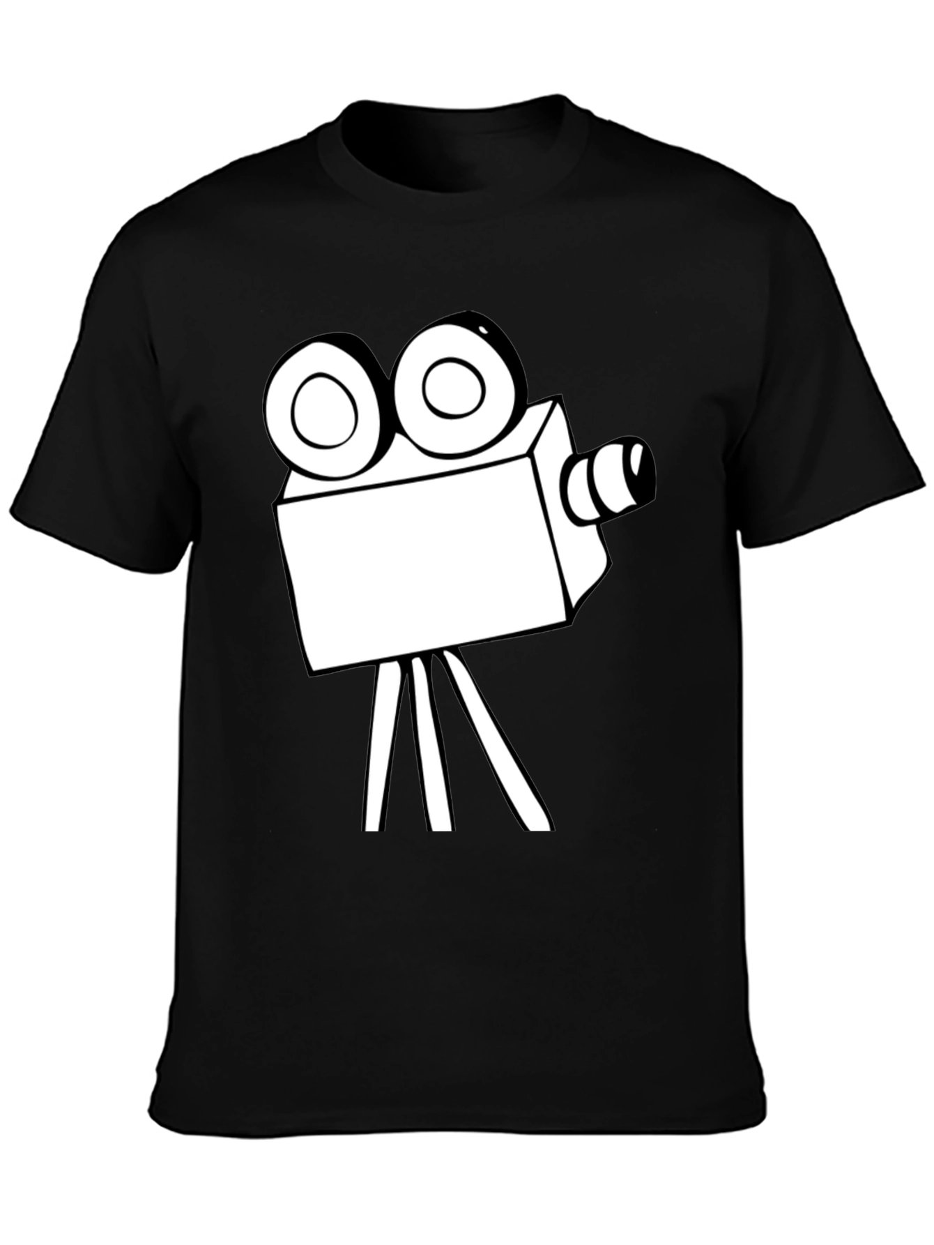 Retro Movie Camera Graphic T-Shirt
