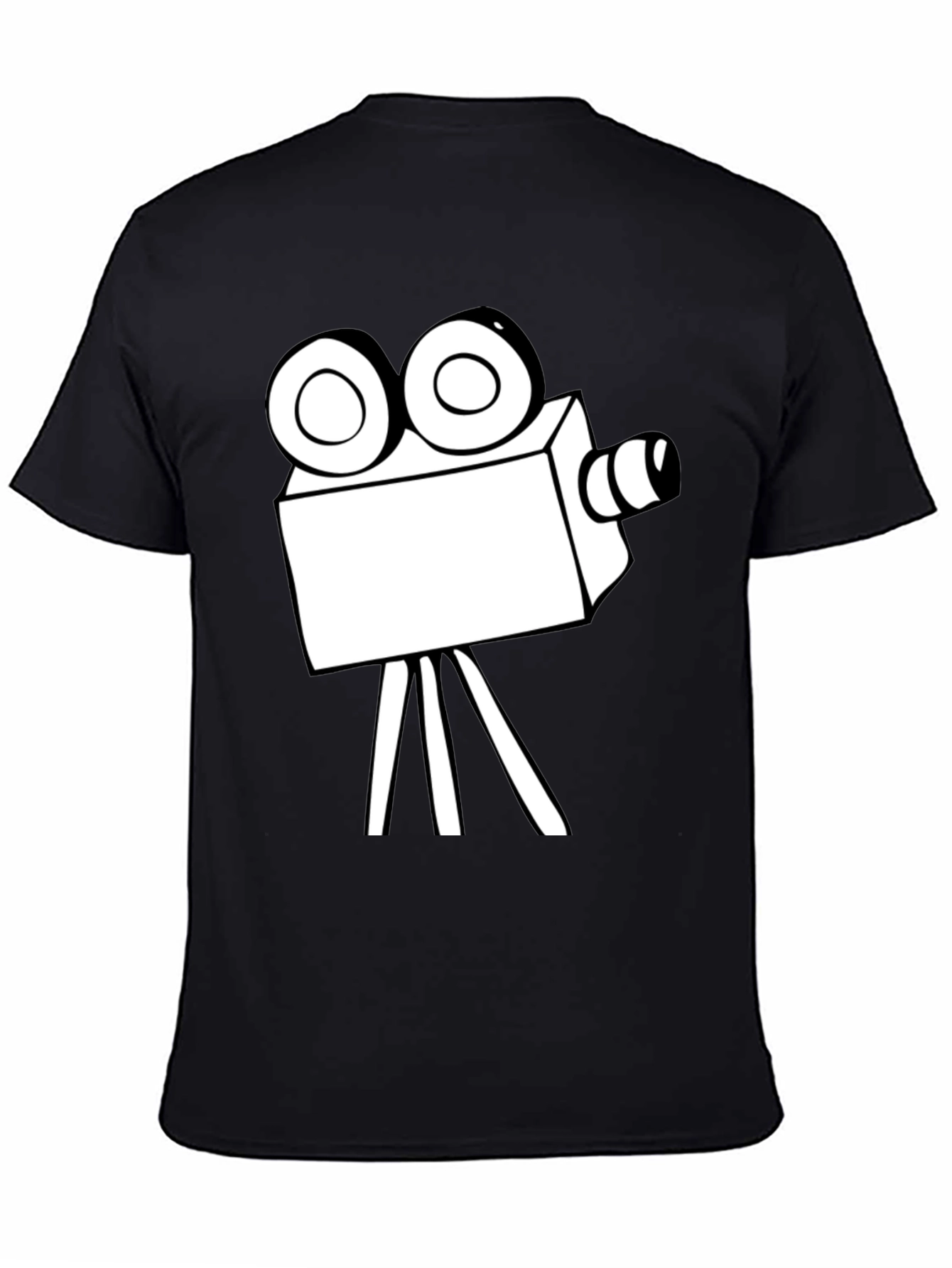 Retro Movie Camera Graphic T-Shirt