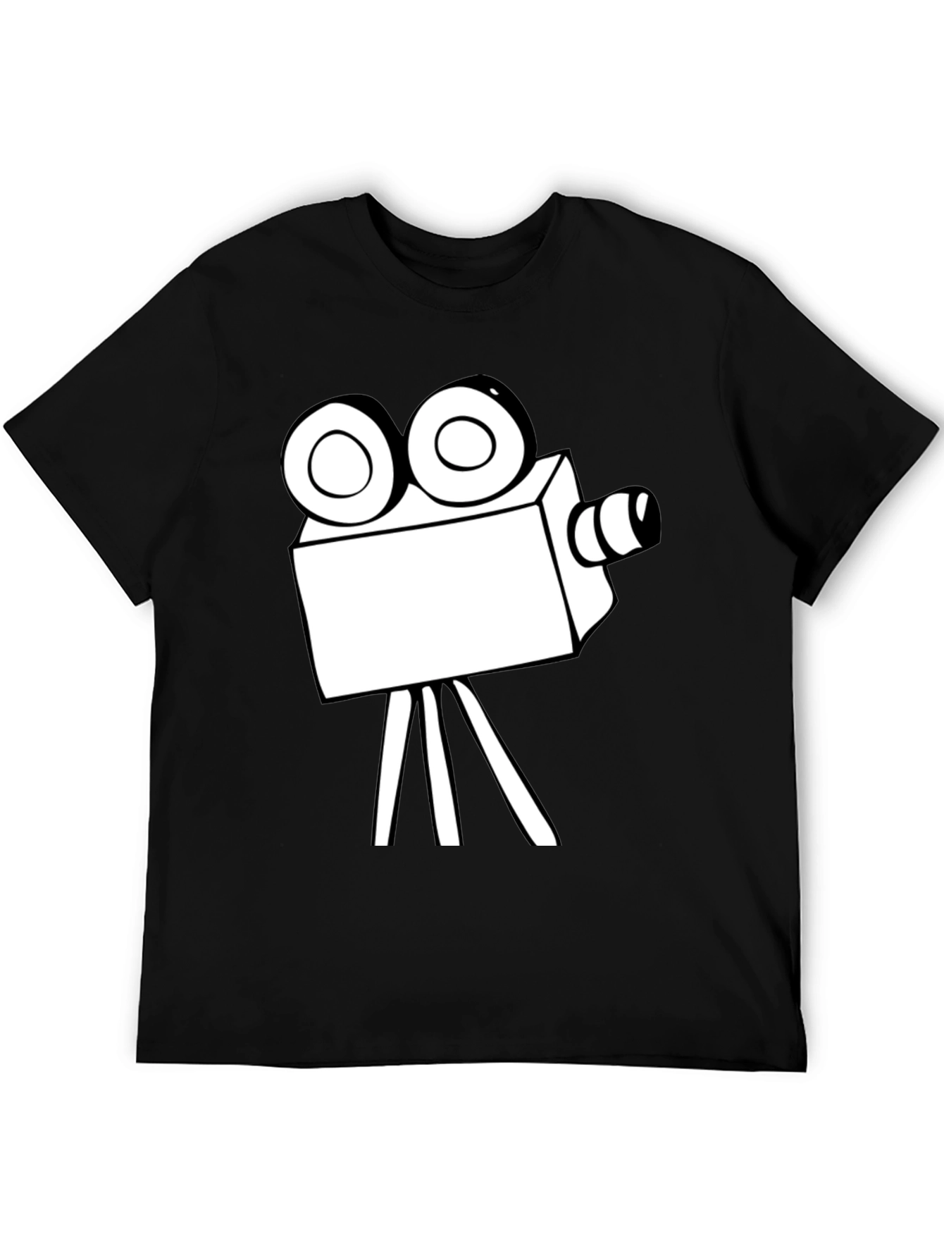 Retro Movie Camera Graphic T-Shirt