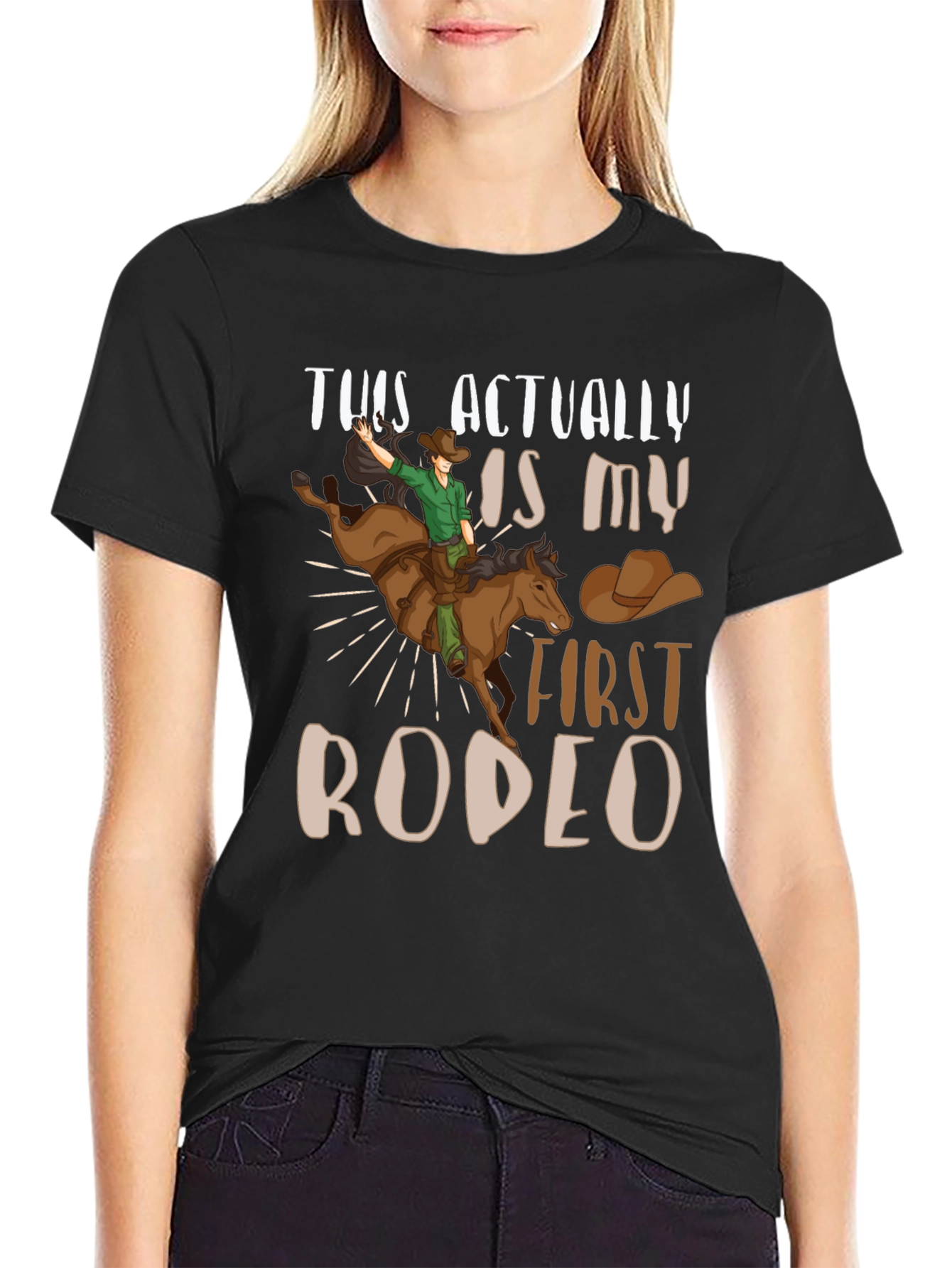 First Rodeo Graphic Tee - Cowboy T-Shirt