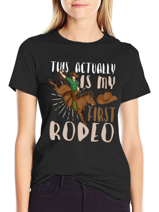 First Rodeo Graphic Tee - Cowboy T-Shirt