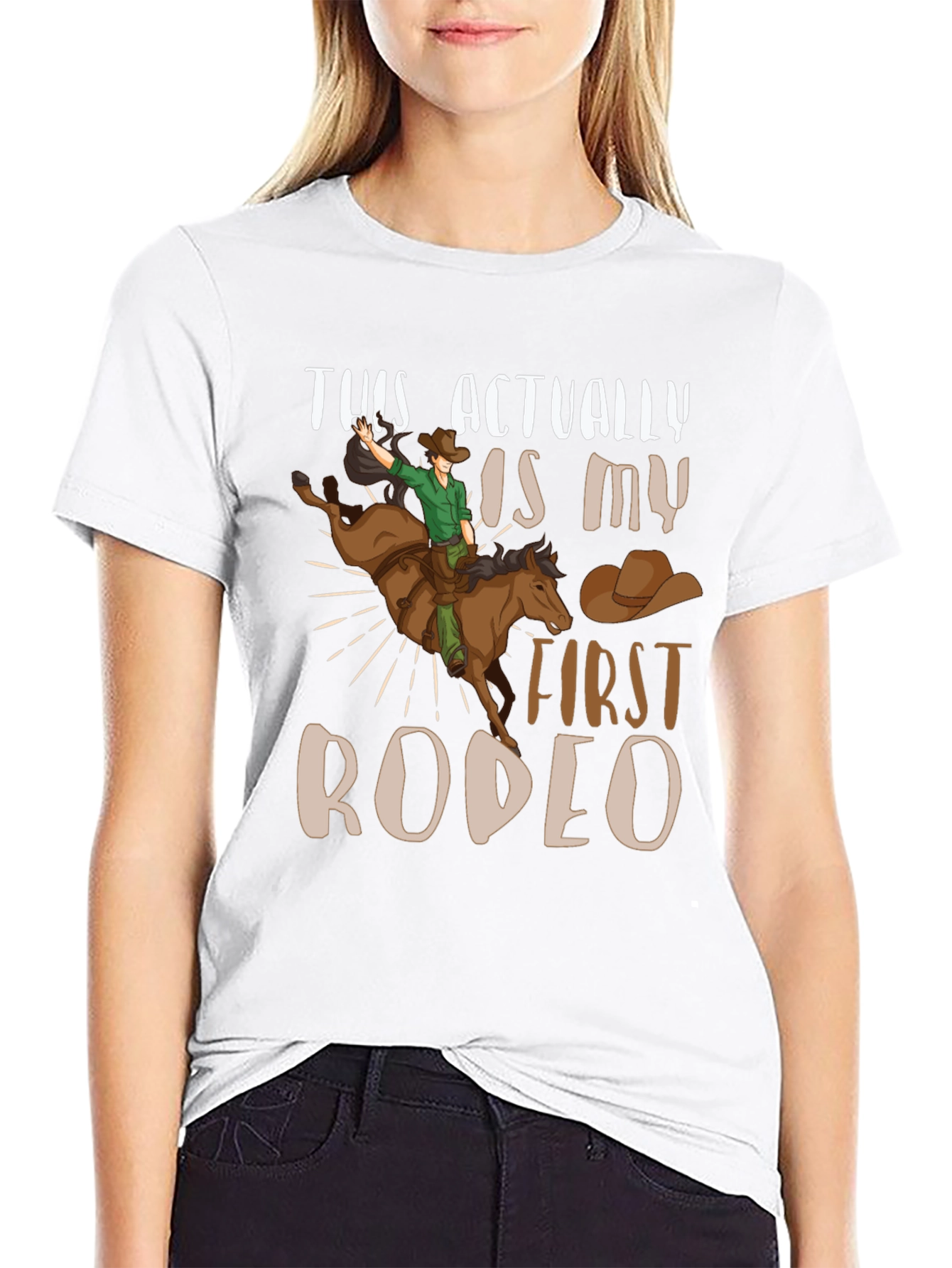 First Rodeo Graphic Tee - Cowboy T-Shirt