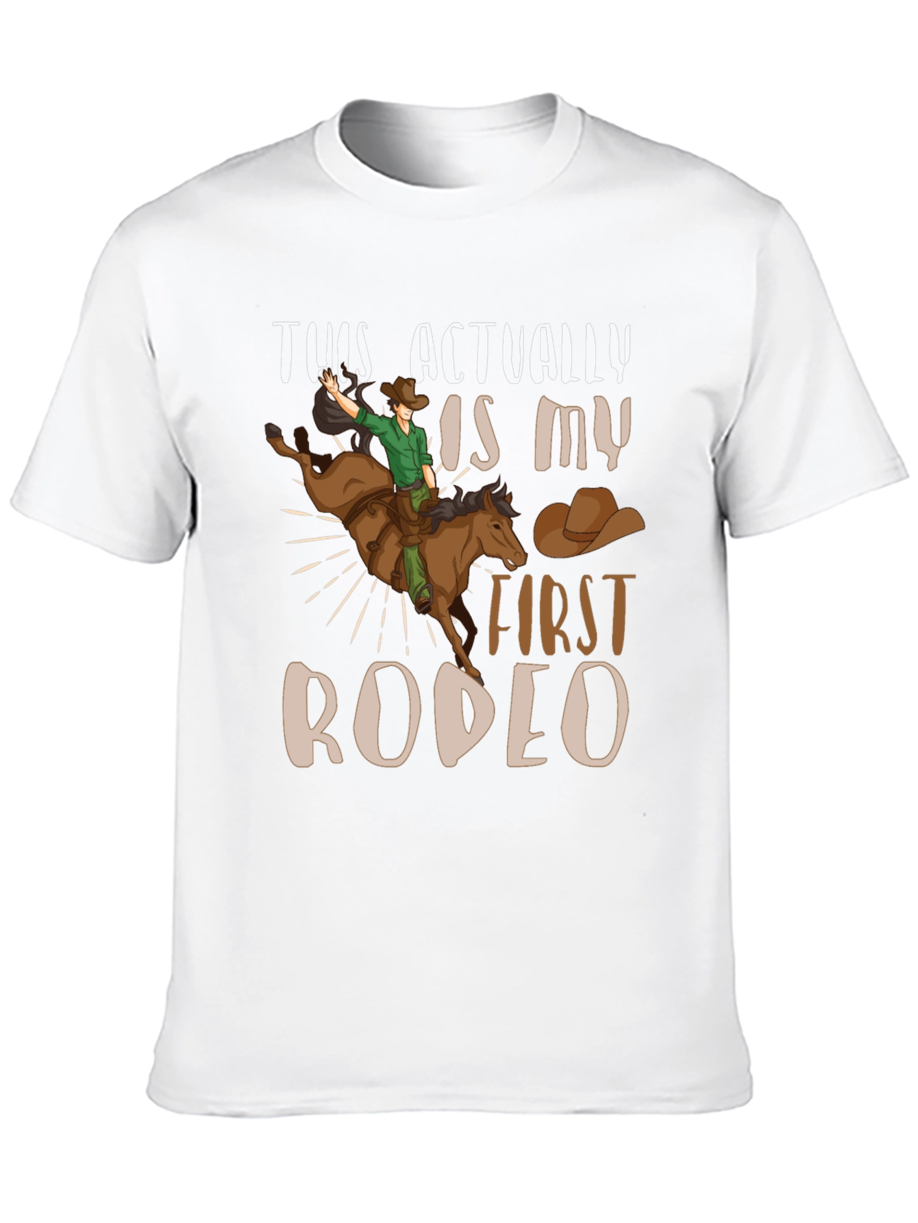 First Rodeo Graphic Tee - Cowboy T-Shirt