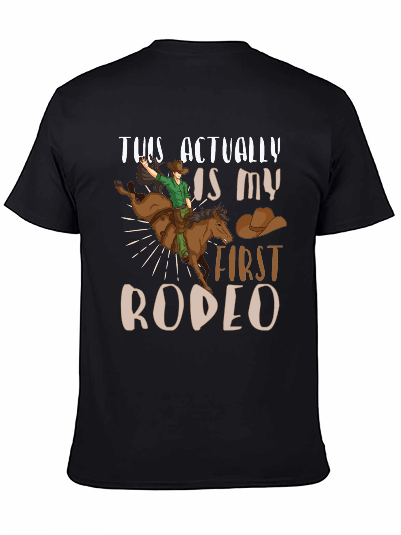 First Rodeo Graphic Tee - Cowboy T-Shirt