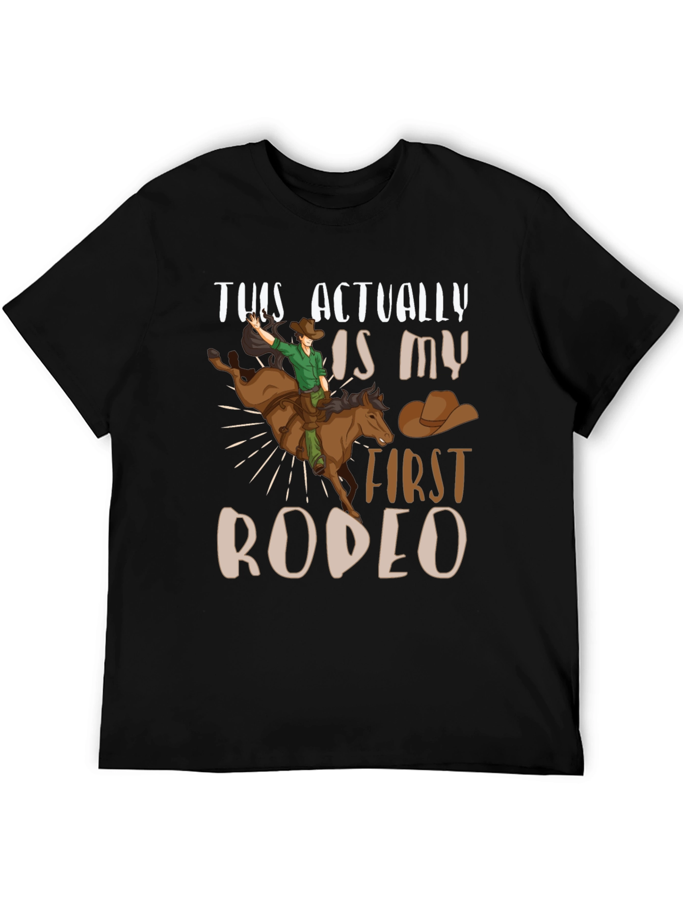 First Rodeo Graphic Tee - Cowboy T-Shirt