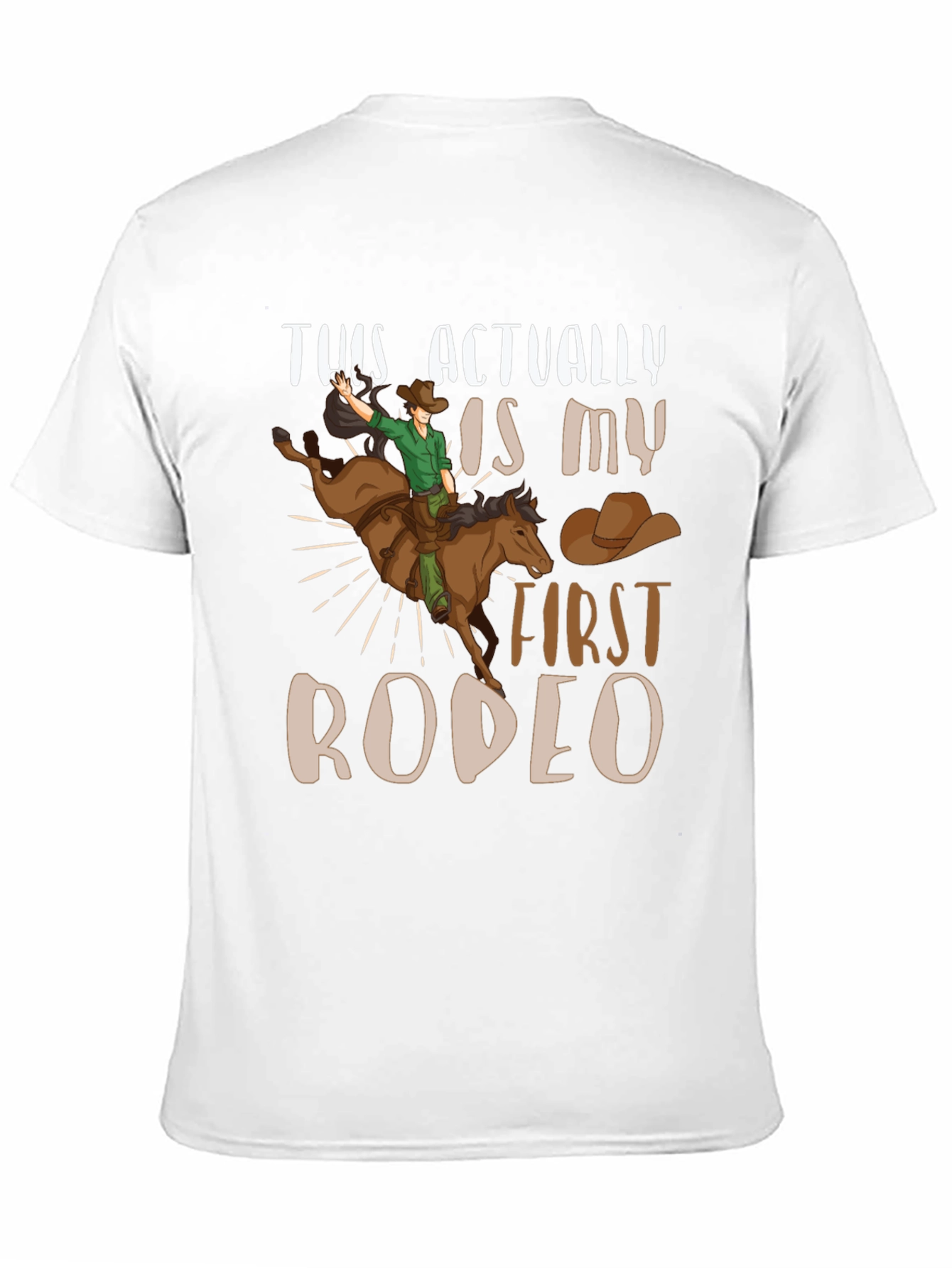 First Rodeo Graphic Tee - Cowboy T-Shirt