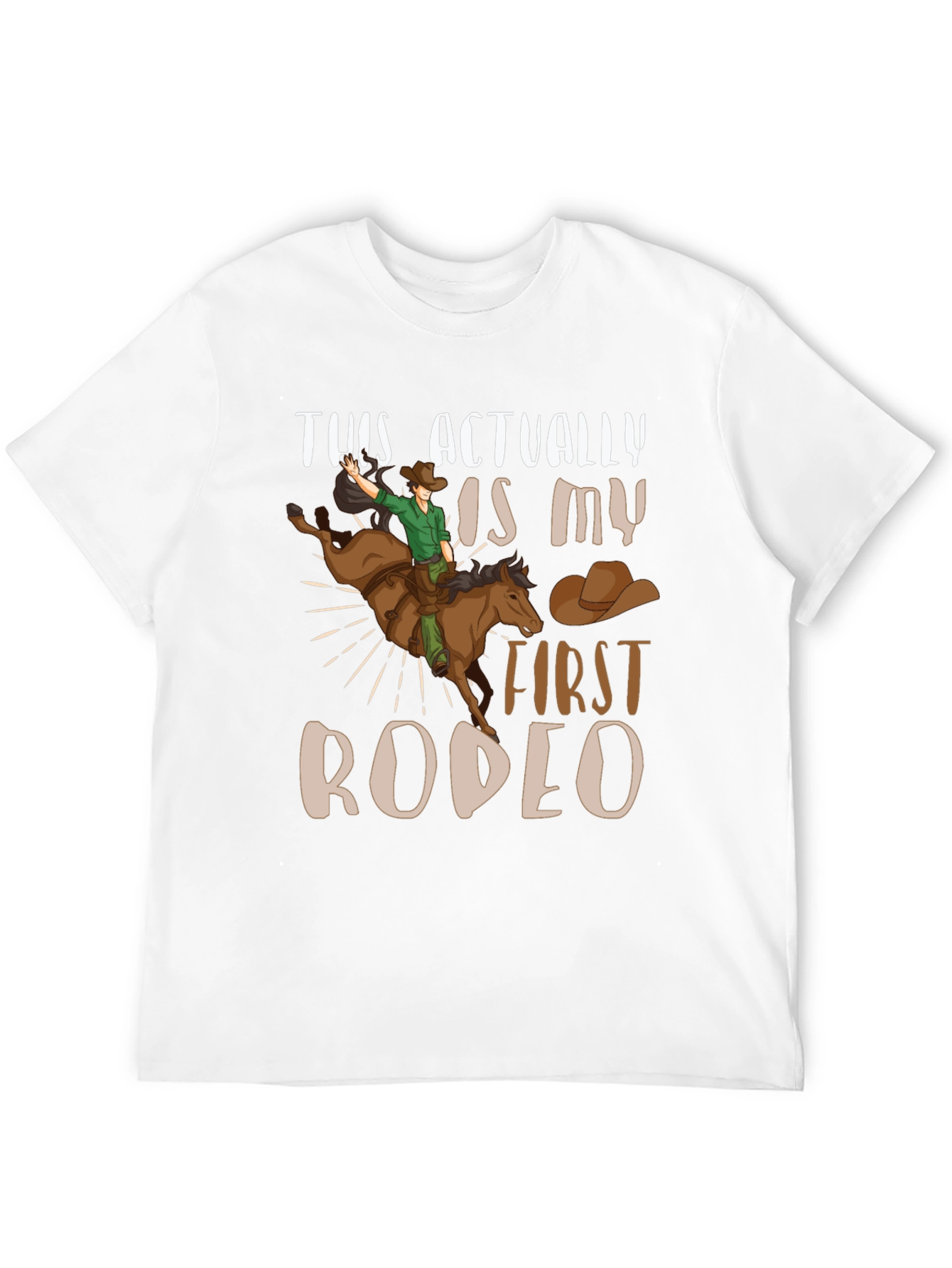 First Rodeo Graphic Tee - Cowboy T-Shirt