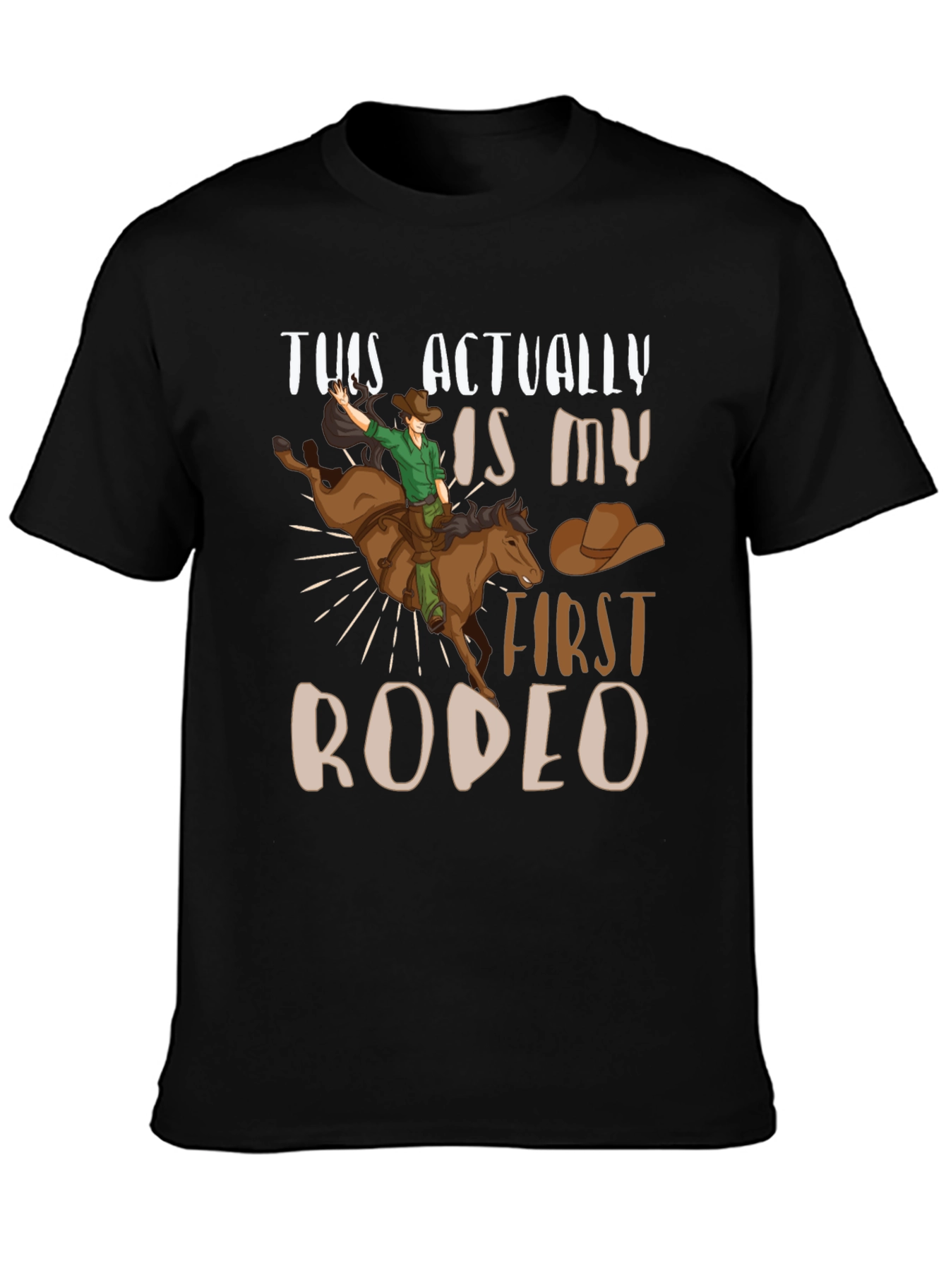 First Rodeo Graphic Tee - Cowboy T-Shirt