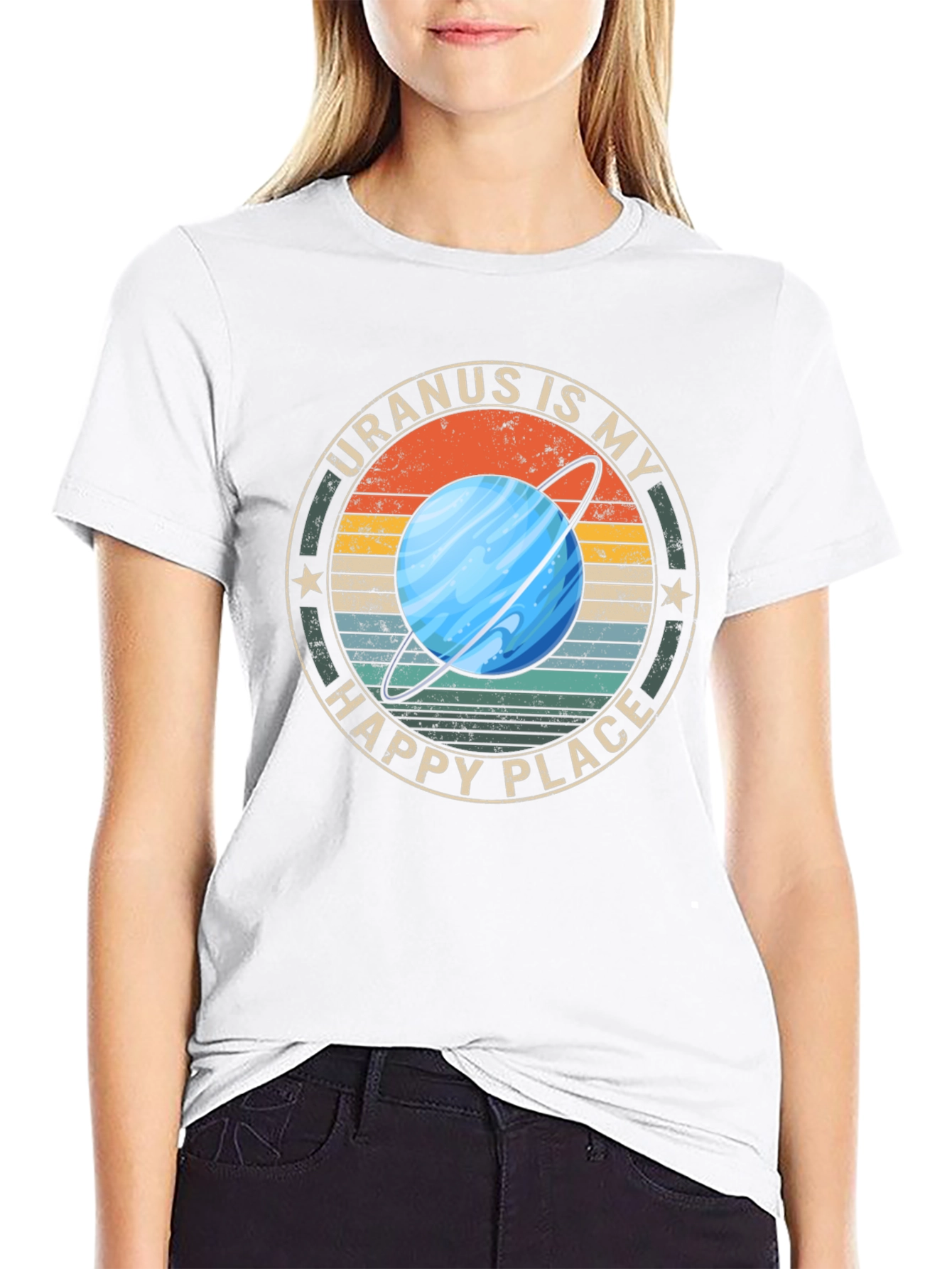 Uranus is My Happy Place Graphic T-Shirt