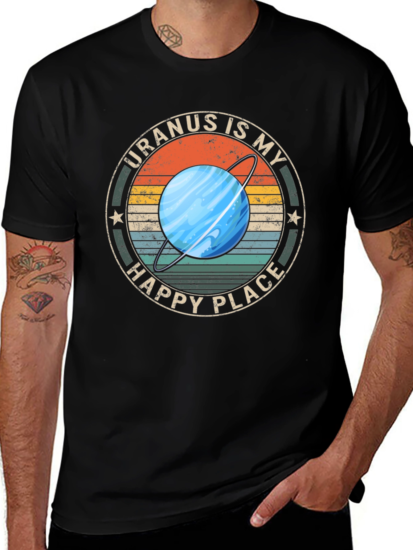 Uranus is My Happy Place Graphic T-Shirt