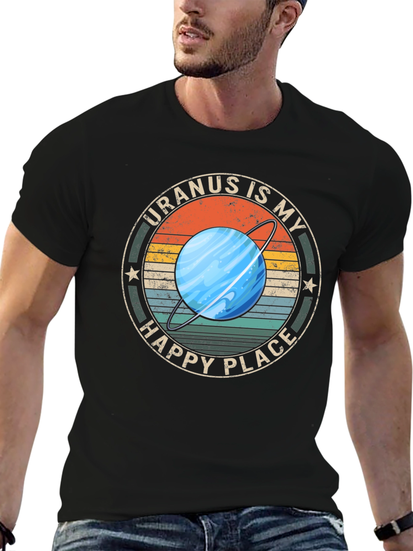 Uranus is My Happy Place Graphic T-Shirt