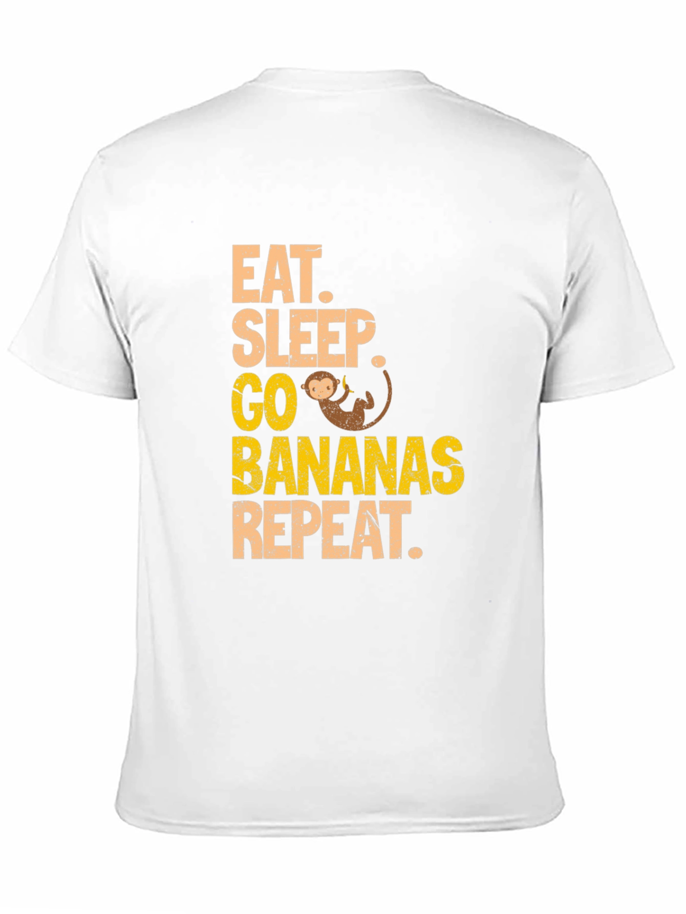 Eat Sleep Go Bananas Monkey T-Shirt