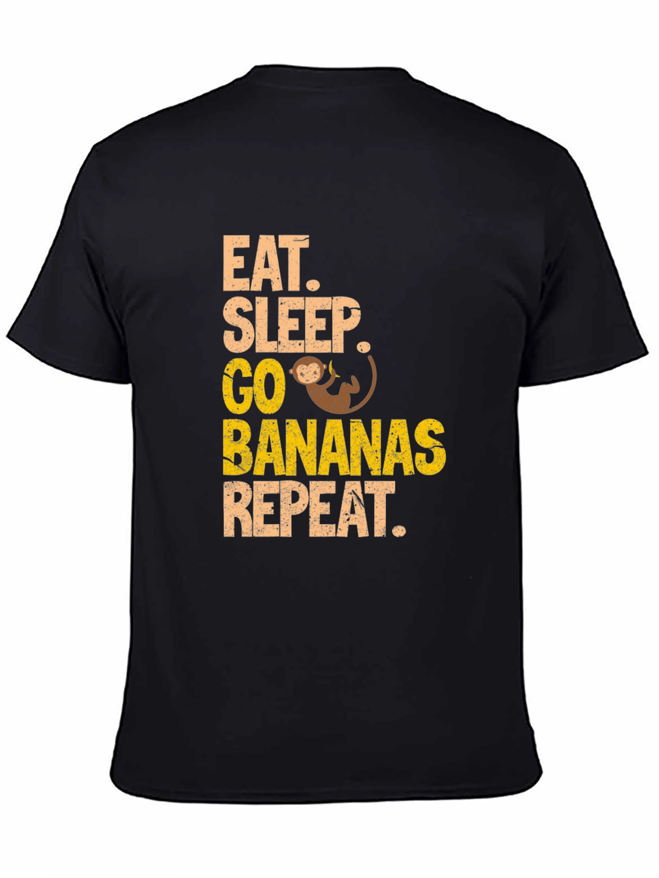 Eat Sleep Go Bananas Monkey T-Shirt