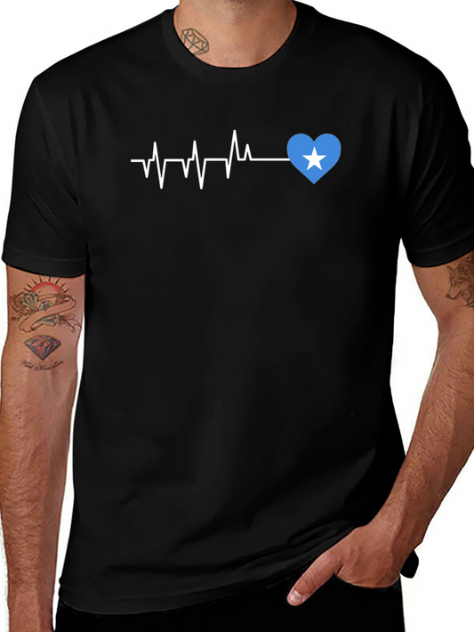 Heartbeat T-Shirt - Love Somalia Design