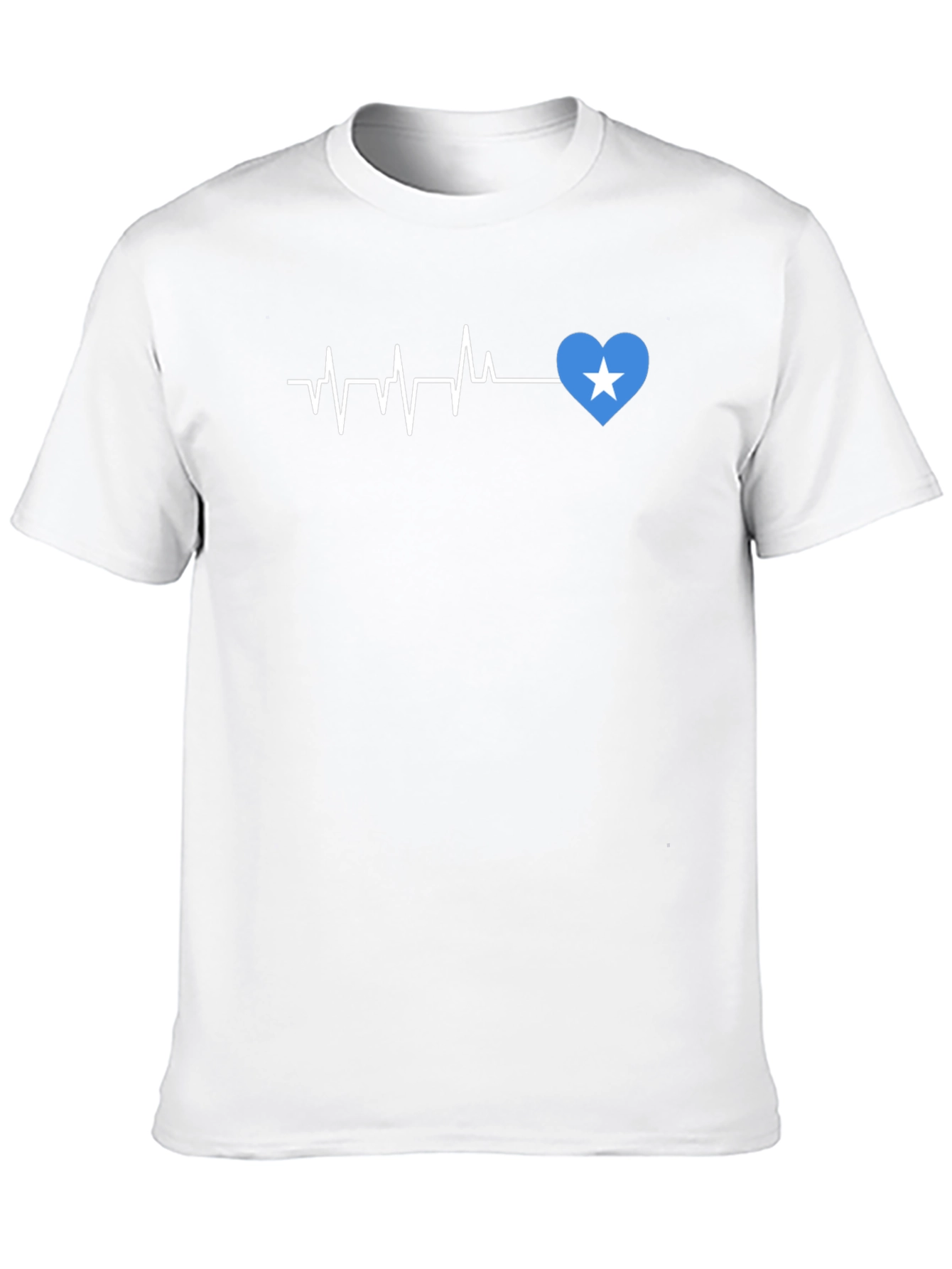 Heartbeat T-Shirt - Love Somalia Design