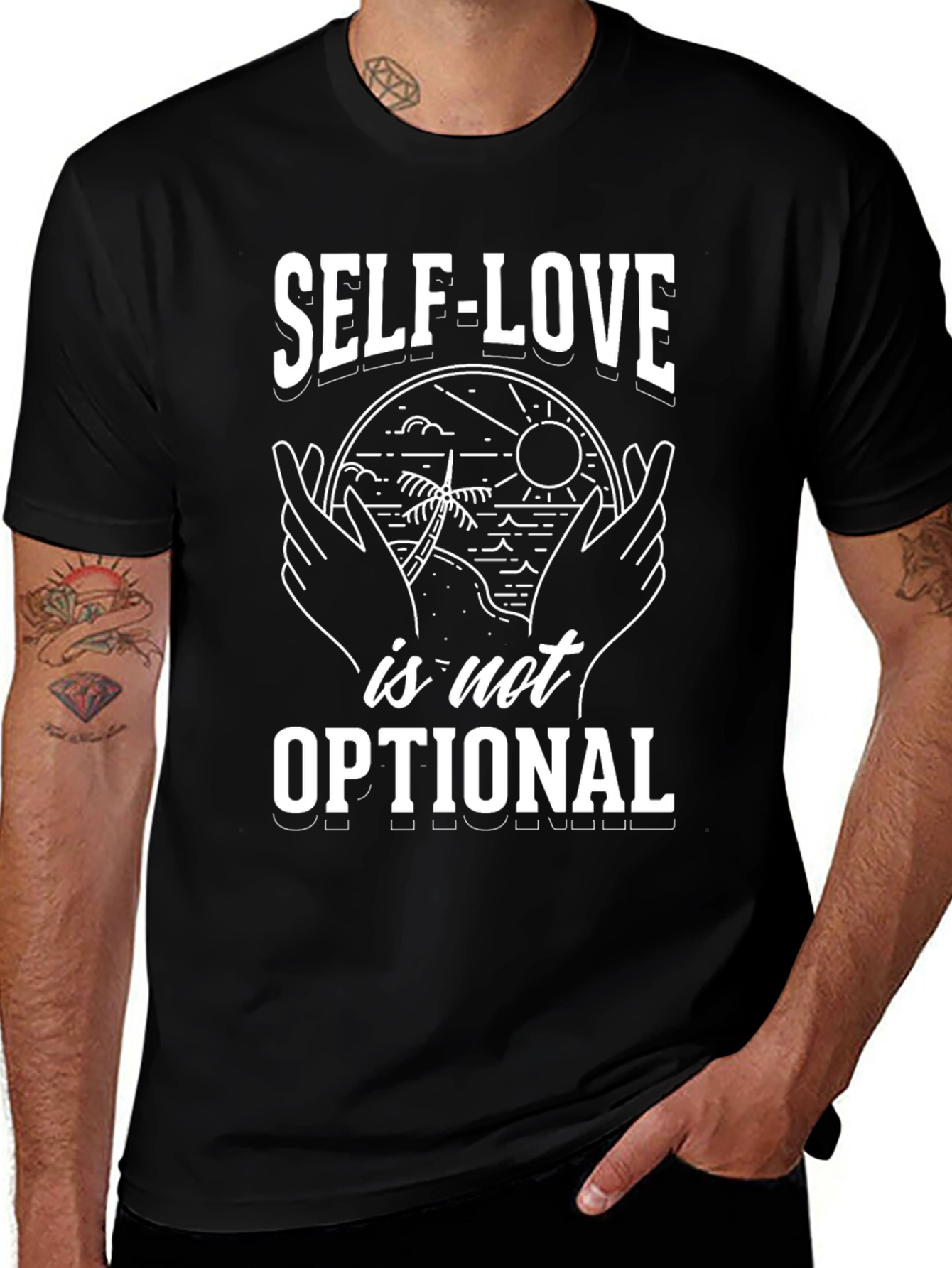 Self-Love Optional Graphic Tee - Stylish Comfort