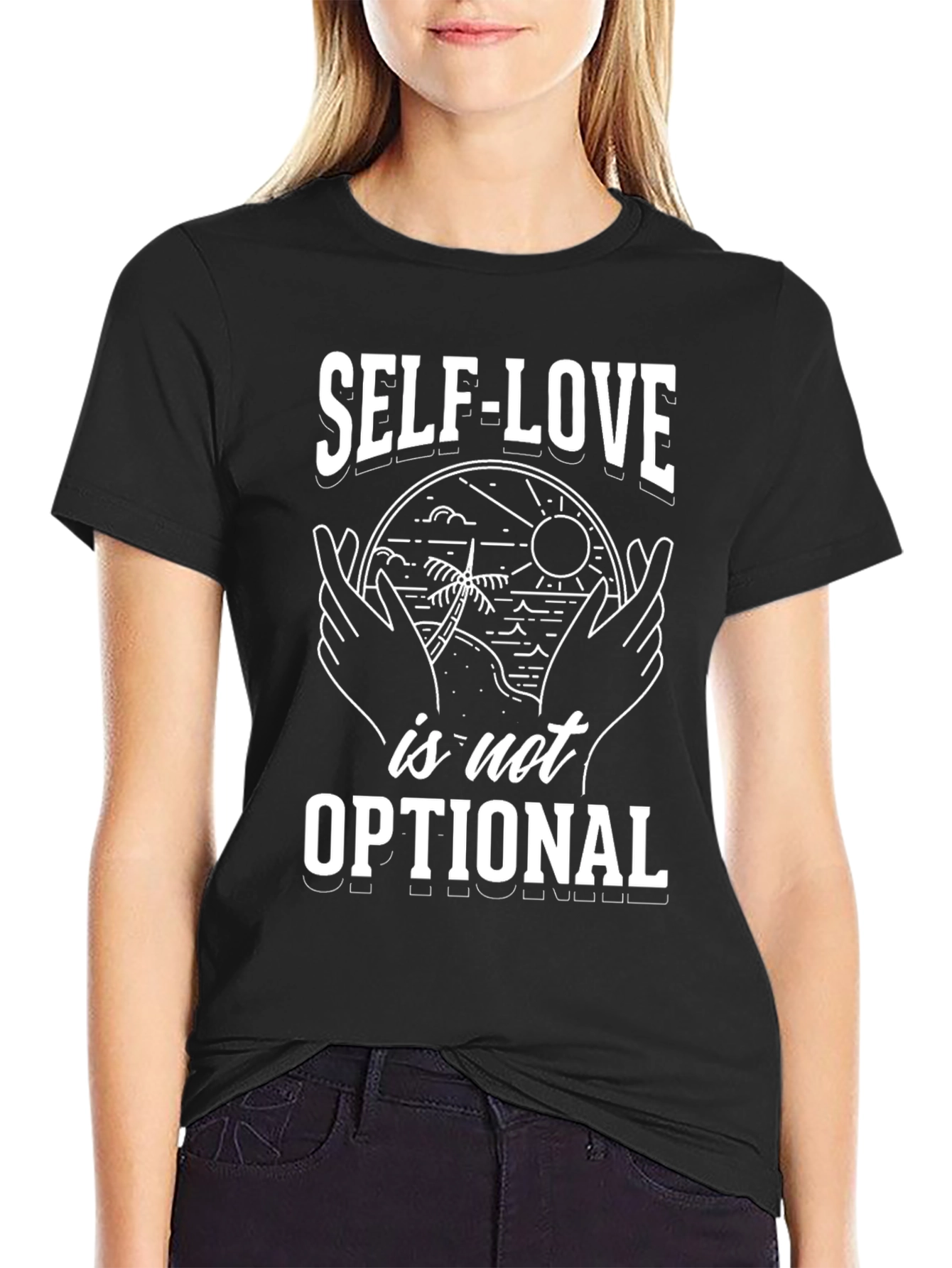 Self-Love Optional Graphic Tee - Stylish Comfort