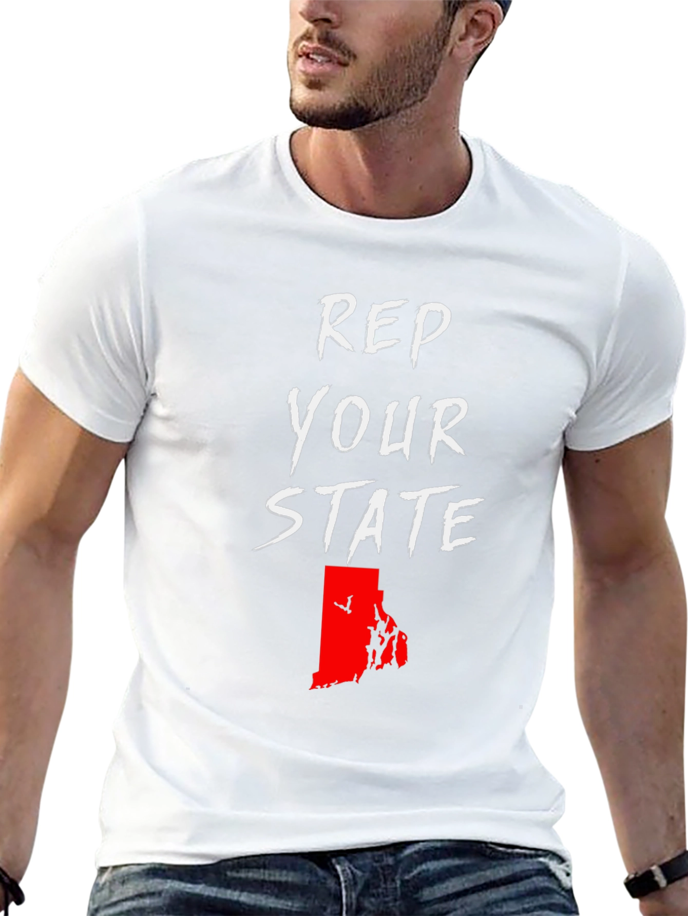 Rep Your State Graphic Tee - Rhode Island Pride