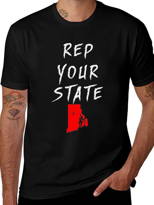 Rep Your State Graphic Tee - Rhode Island Pride