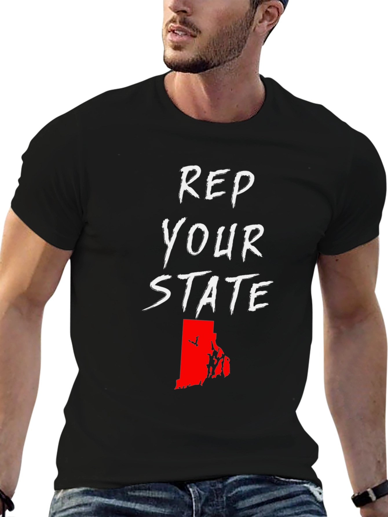 Rep Your State Graphic Tee - Rhode Island Pride