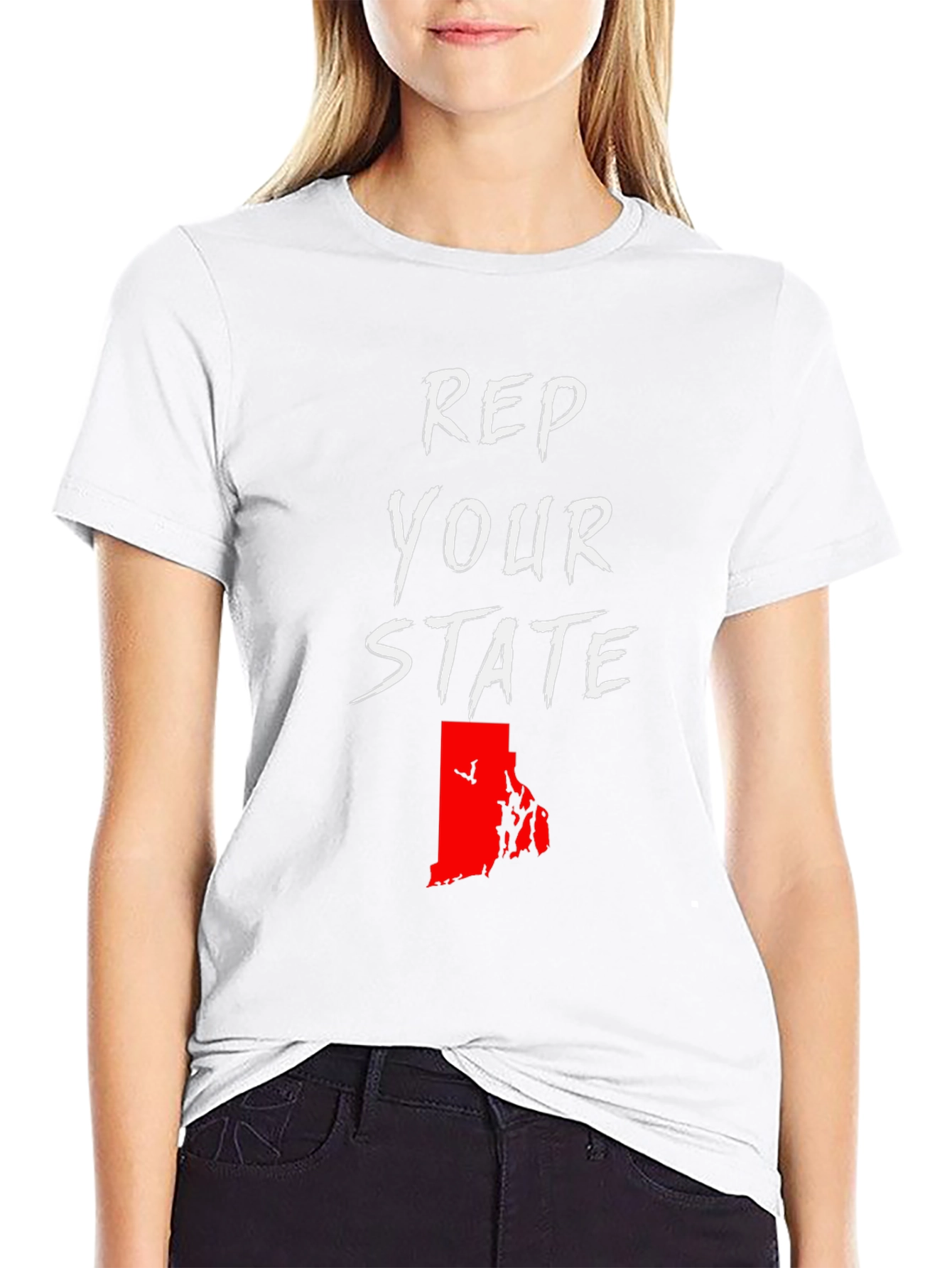 Rep Your State Graphic Tee - Rhode Island Pride