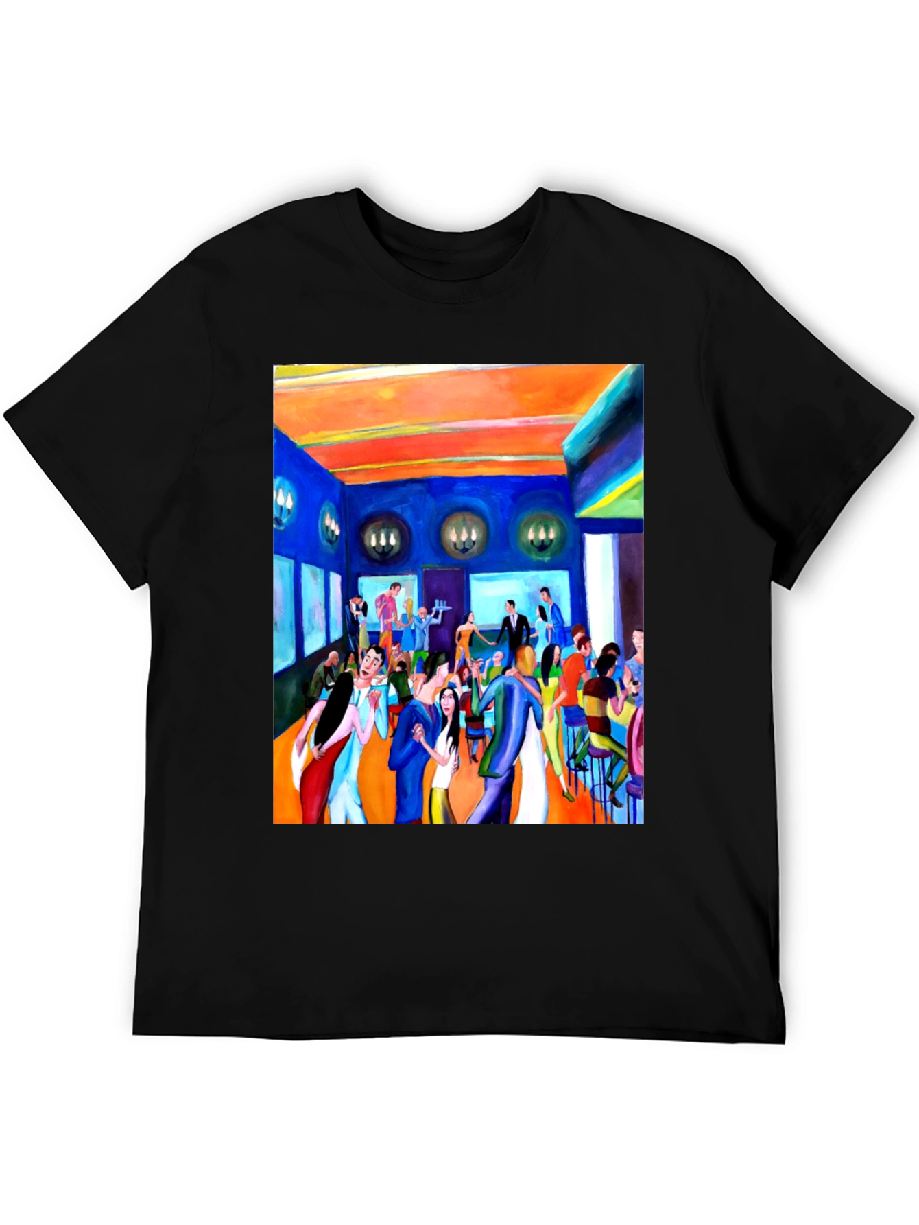 Artistic Gathering Graphic T-Shirt