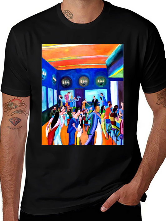 Artistic Gathering Graphic T-Shirt