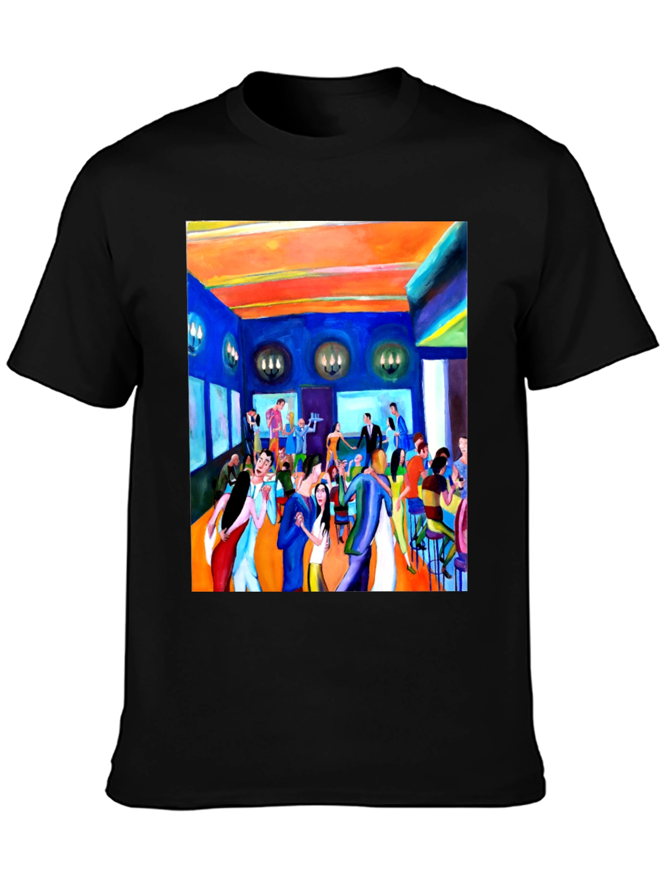 Artistic Gathering Graphic T-Shirt