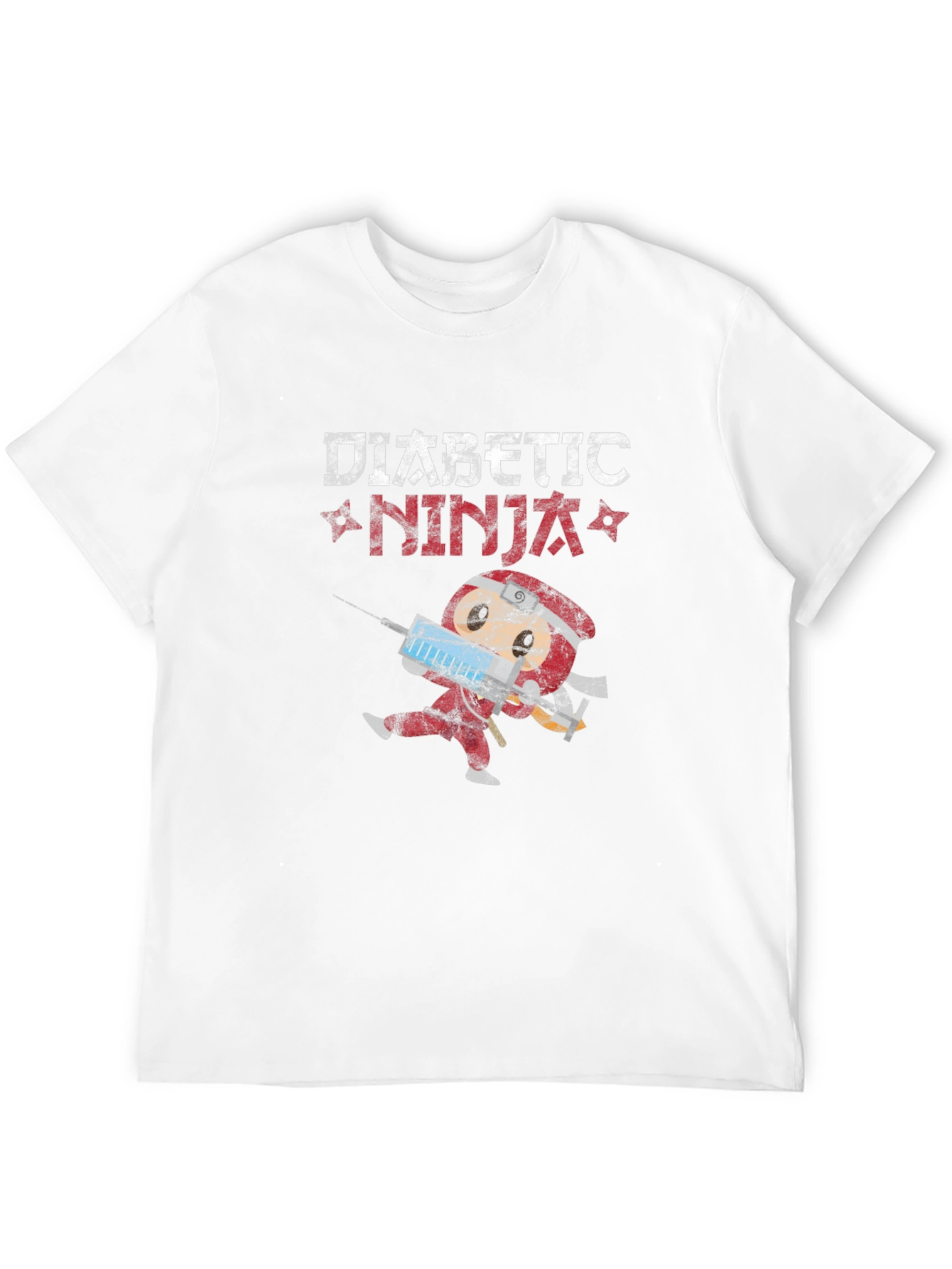 Diabetic Ninja Novelty T-Shirt