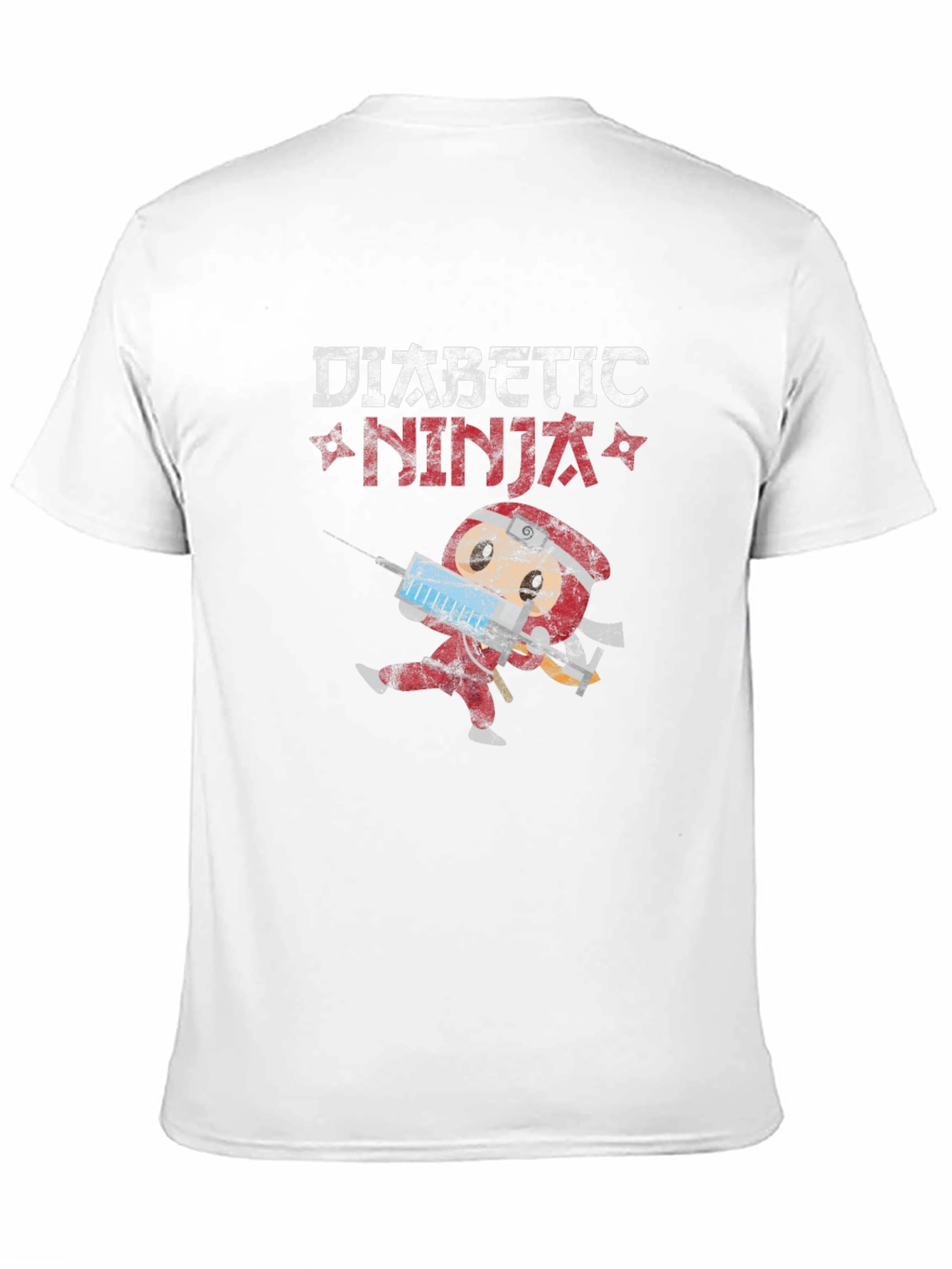 Diabetic Ninja Novelty T-Shirt
