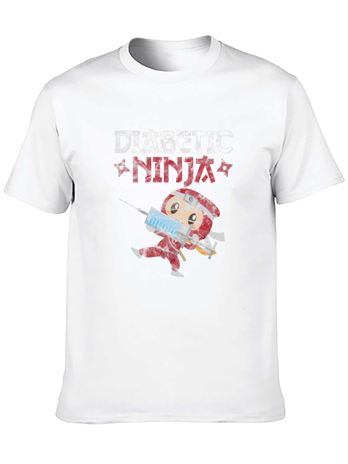 Diabetic Ninja Novelty T-Shirt