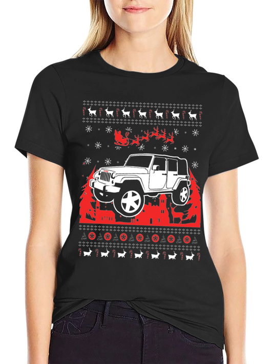 Jeep Ugly Christmas Sweater T-Shirt