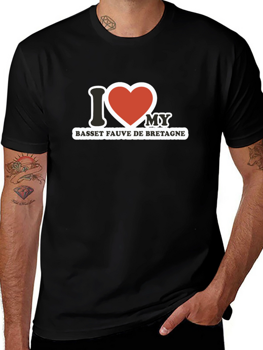 I Love My Basset Fauve de Bretagne T-Shirt